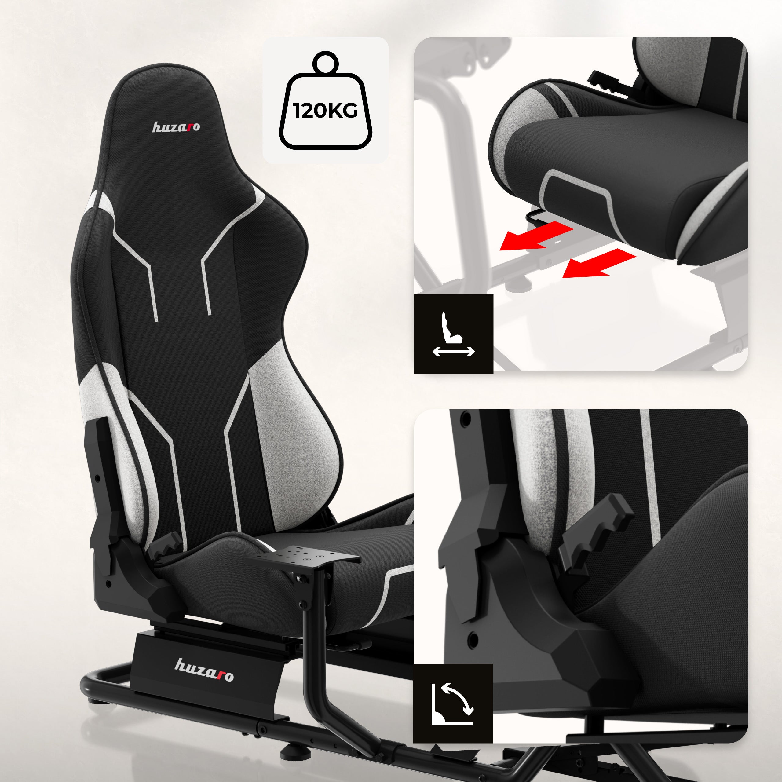 Cabina de carreras Huzaro Speed 6.0 para sim racing