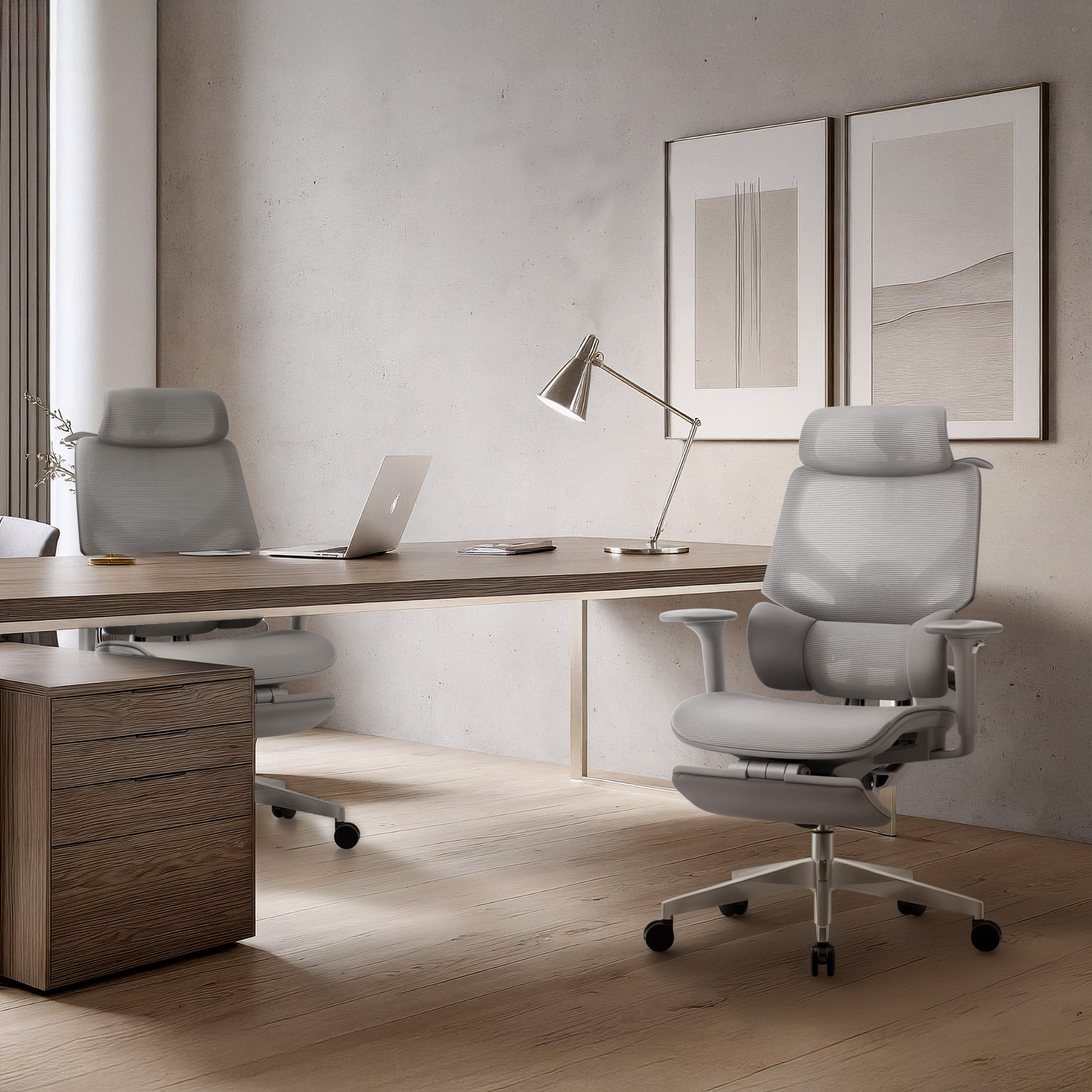 Sillón ergonómico Mark Adler Expert 8.7 Grey Mesh