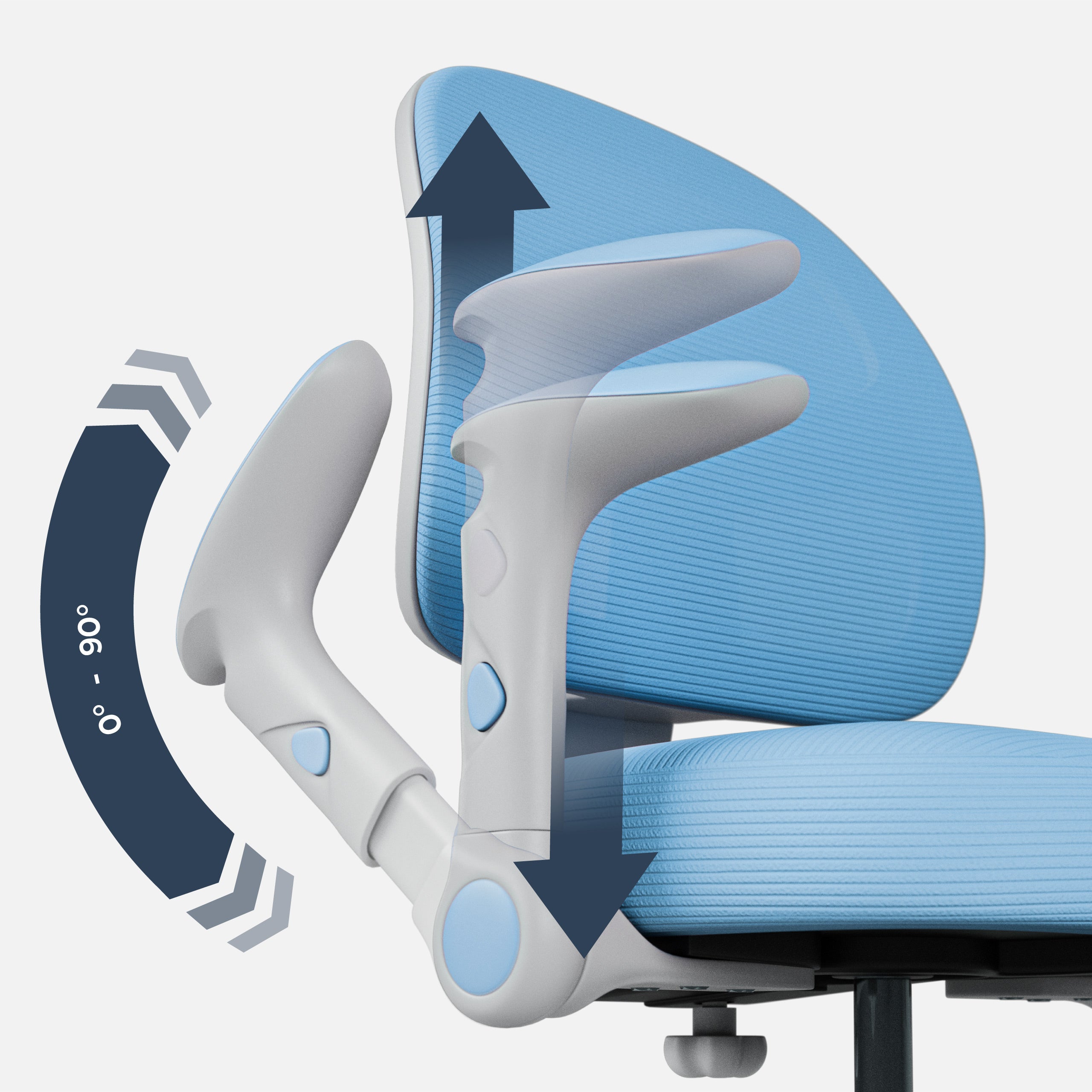 Sillón giratorio Mark Adler JUNIOR 5.0 Blue