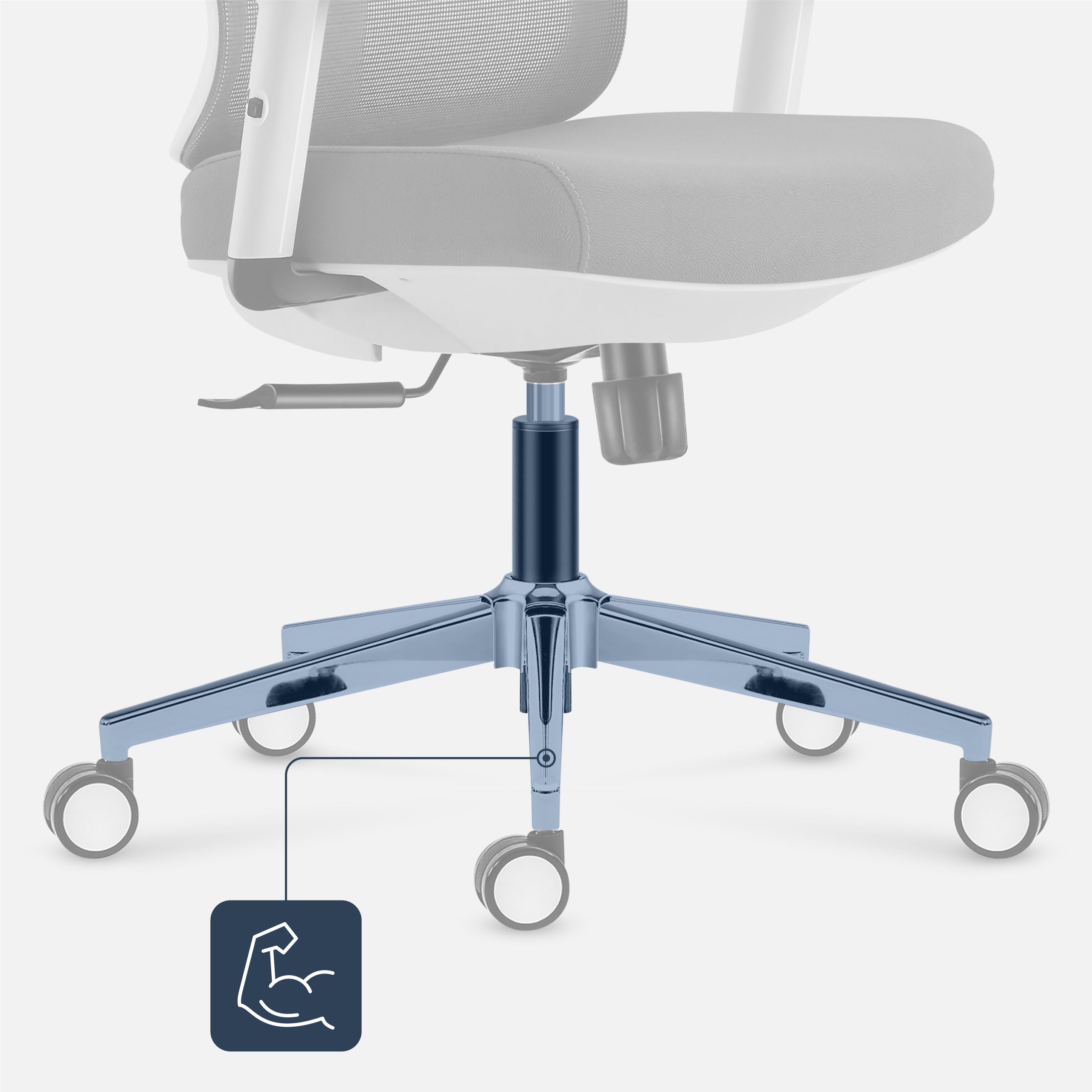Sillón ergonómico Mark Adler Manager 3.3 Blanco