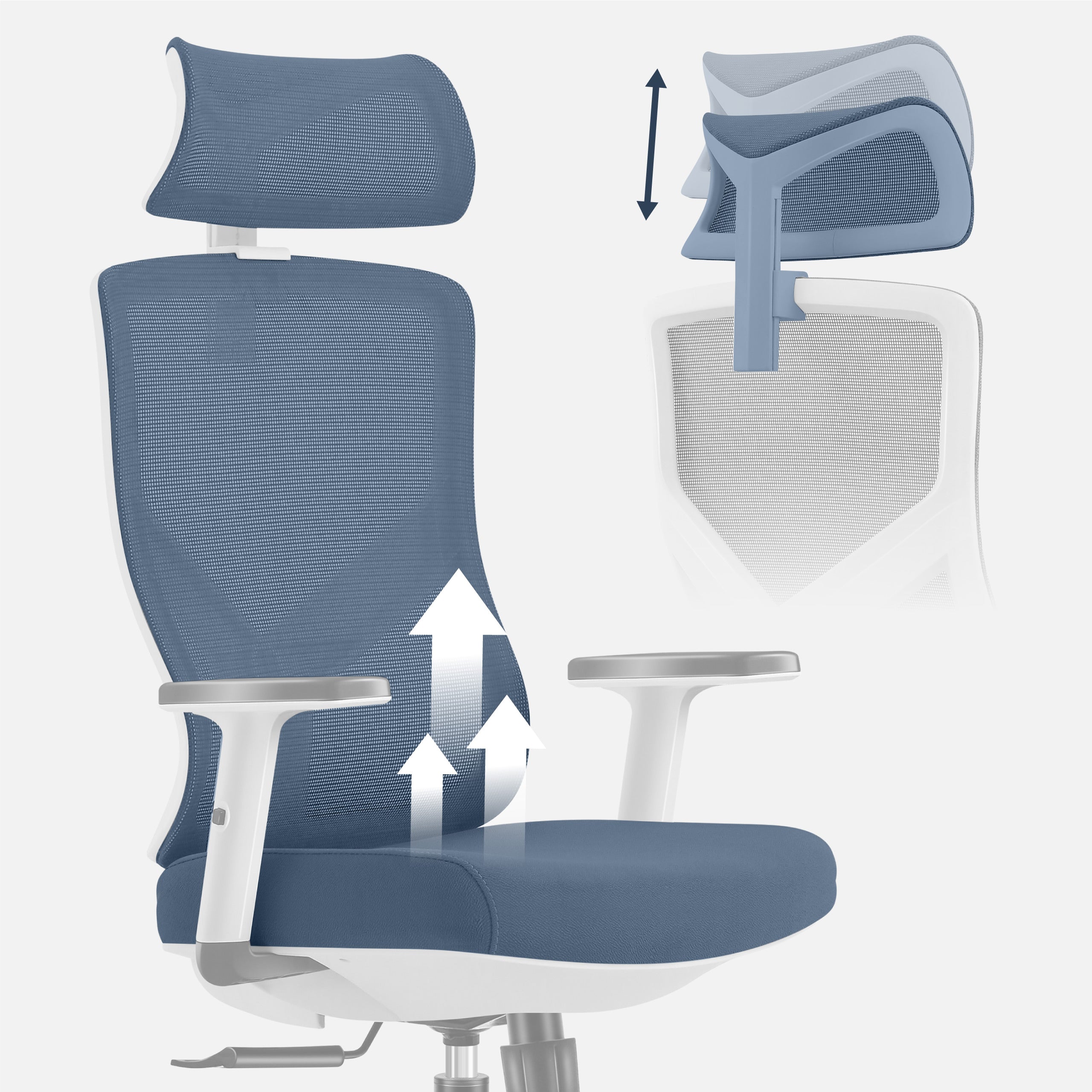 Sillón ergonómico Mark Adler Manager 3.3 Blanco
