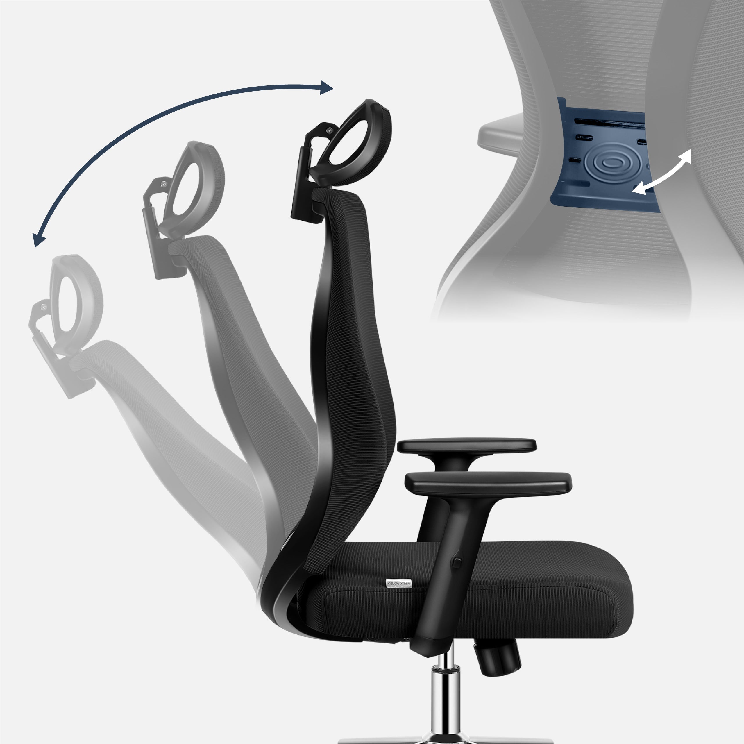 Sillón de oficina Mark Adler Manager 3.5 Negro