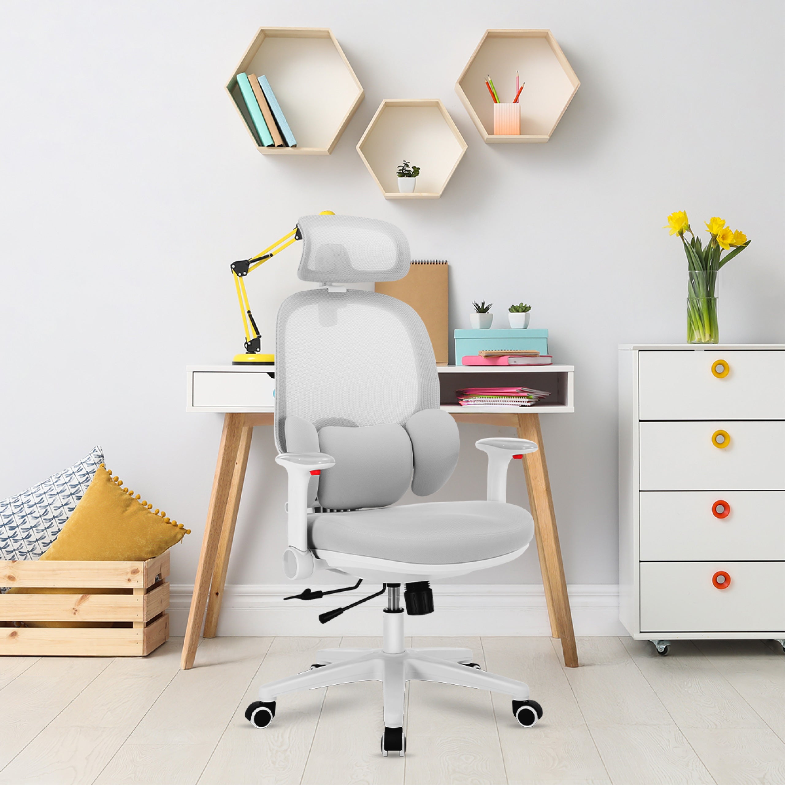 Sillón ergonómico para niños Mark Adler Junior 6.3 Grey
