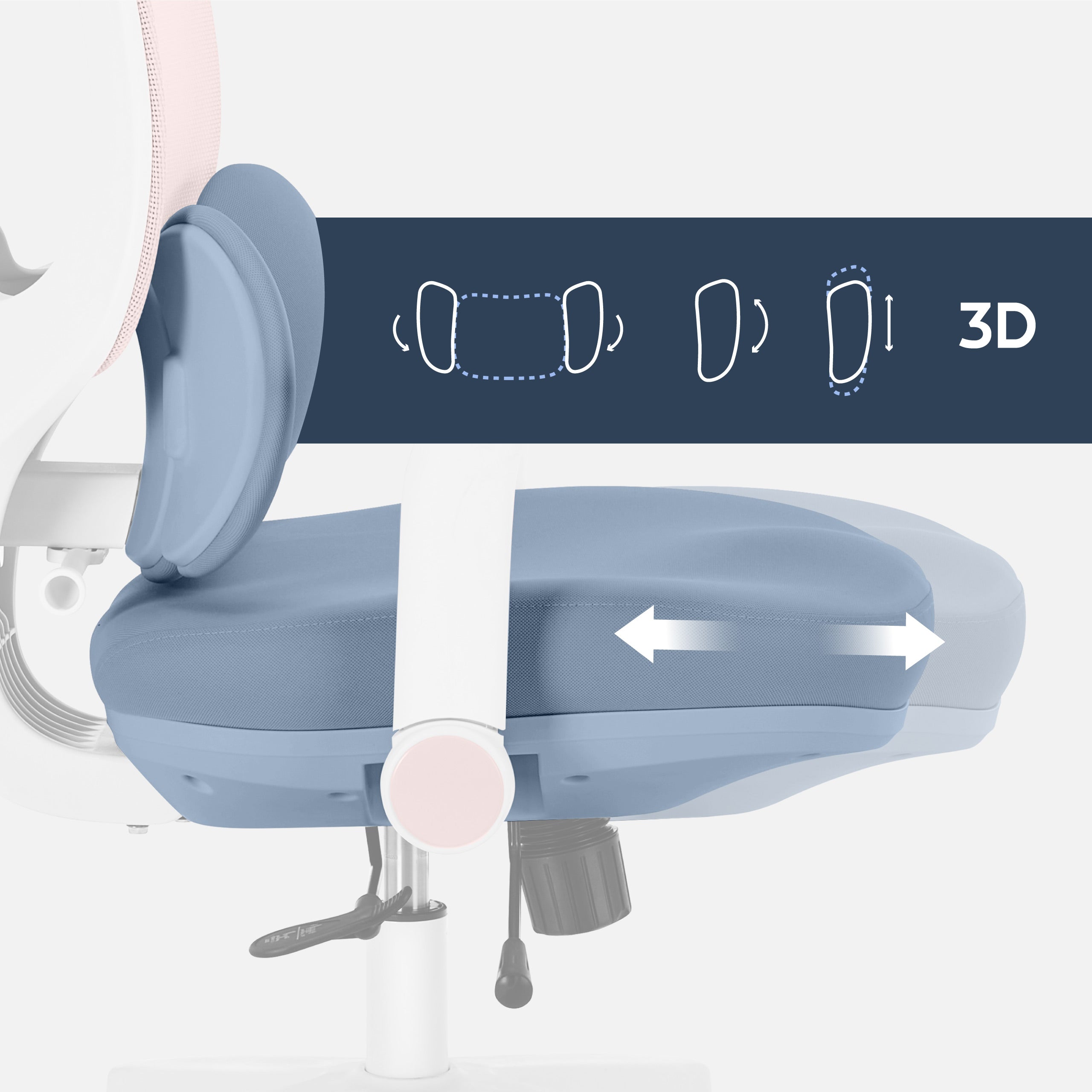 Sillón ergonómico para niños Mark Adler Junior 6.3 Pink