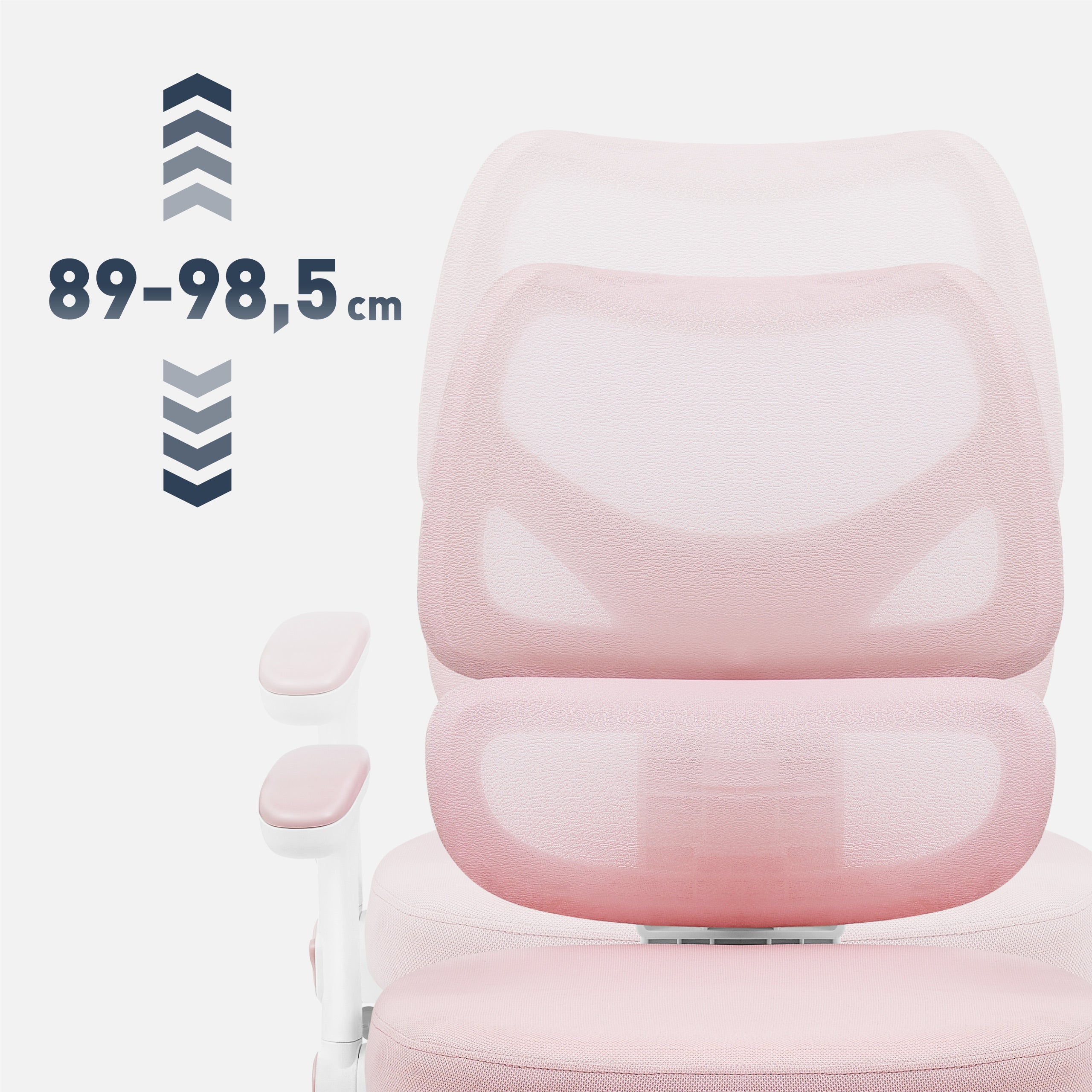 Sillón giratorio para niños Mark Adler Junior 5.3 Rosa