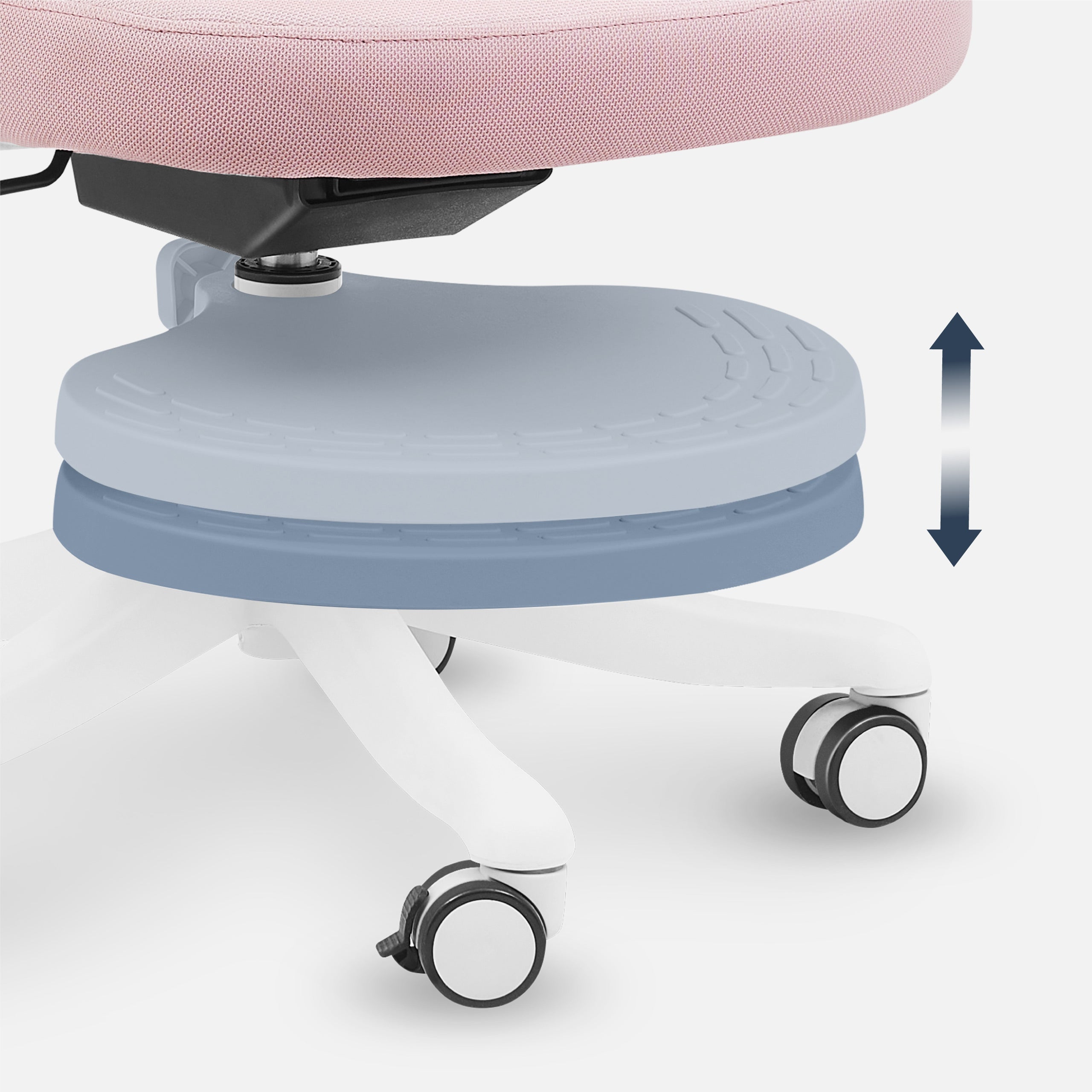 Sillón giratorio para niños Mark Adler Junior 5.3 Rosa