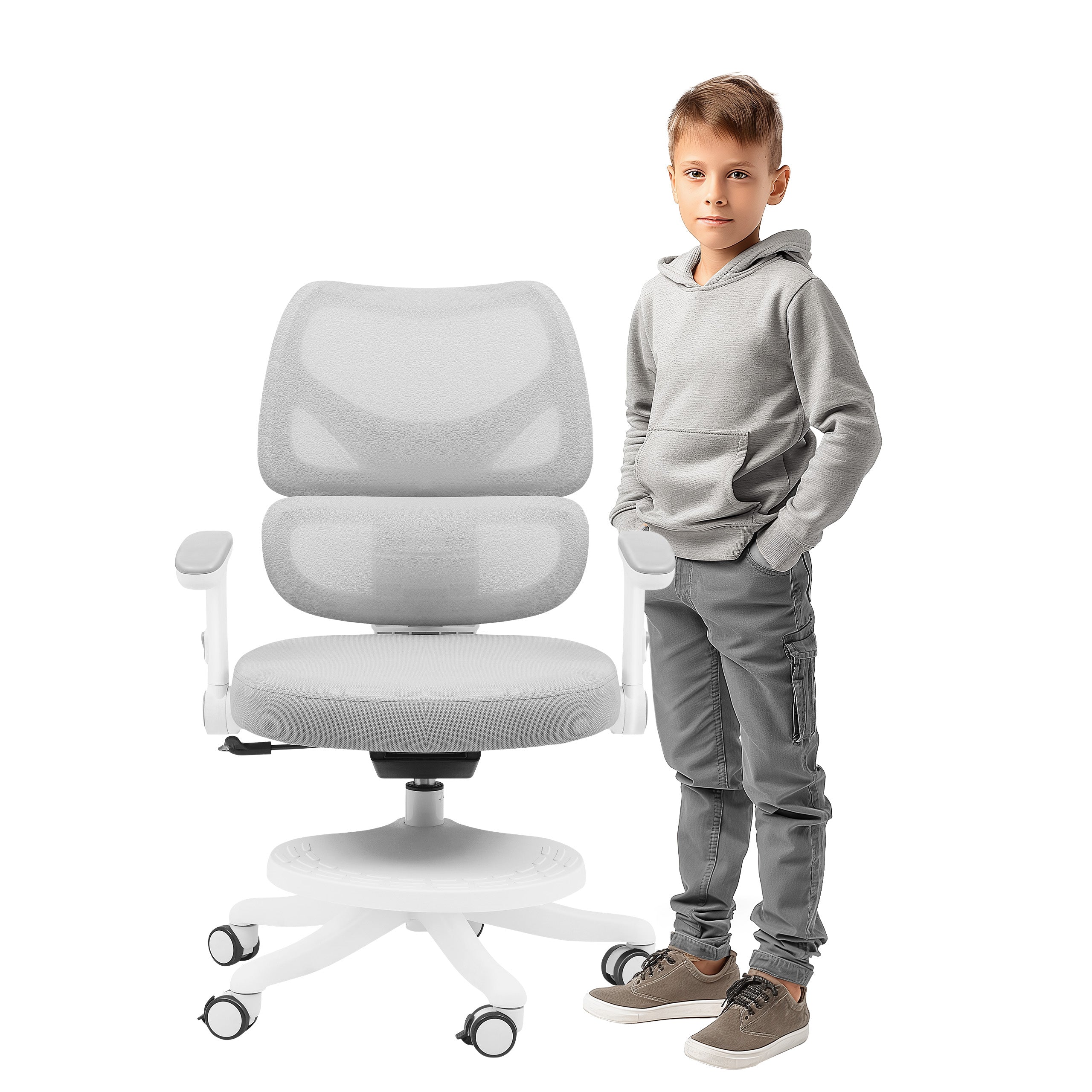 Sillón giratorio para niños Mark Adler Junior 5.3 Grey