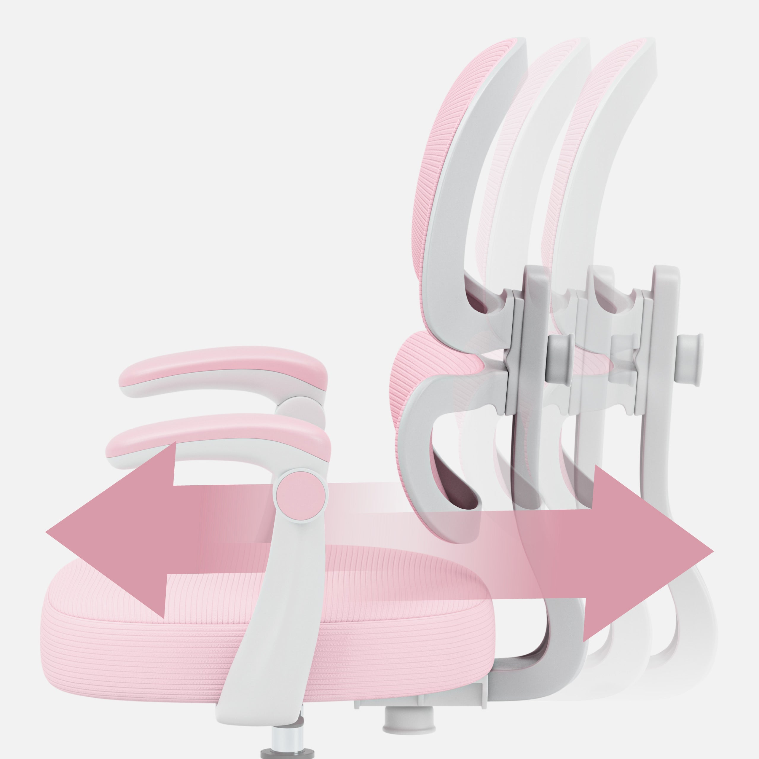 Sillón ergonómico para niños Mark Adler Junior 4.4 Rosa