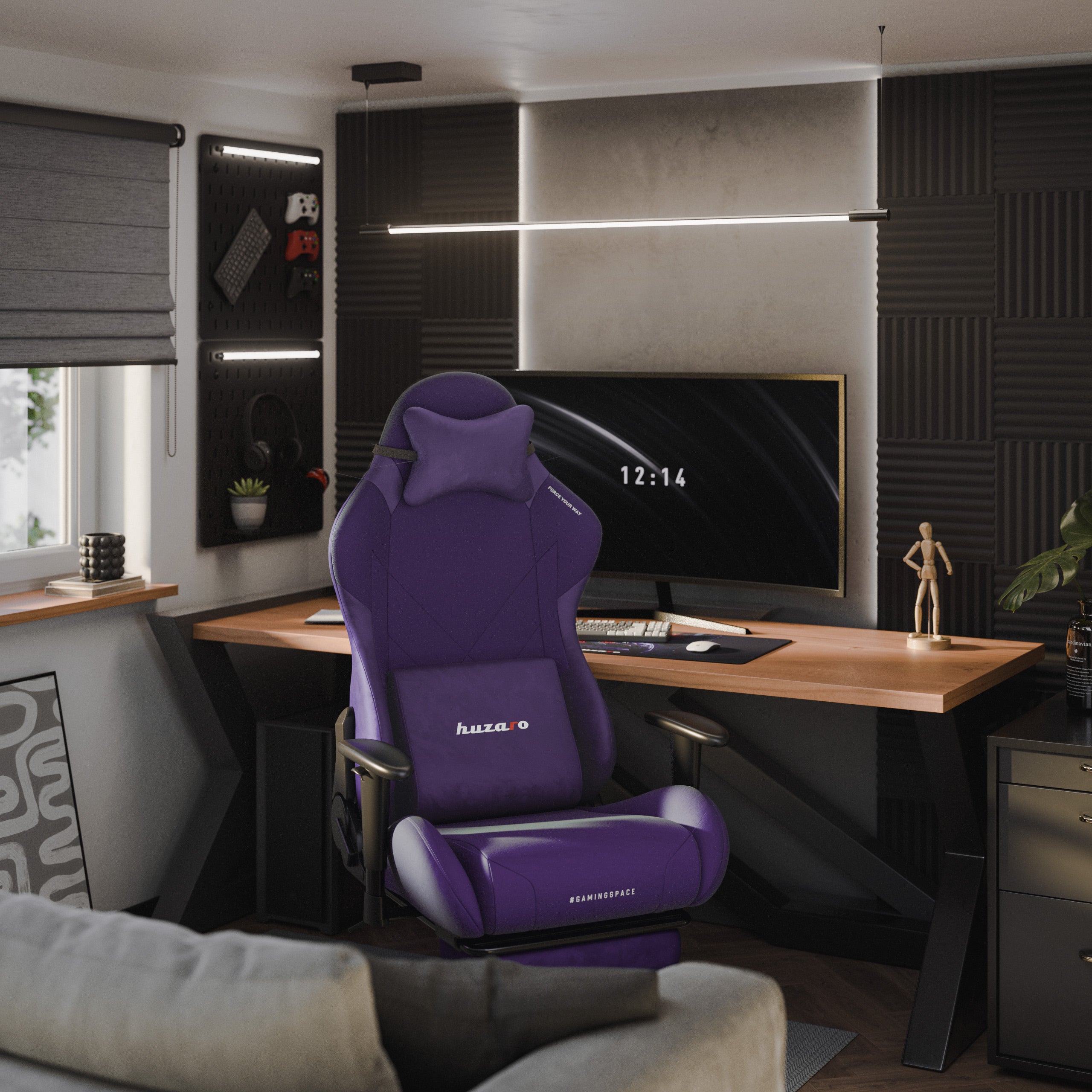 Sillón gaming Huzaro Force 5.7 Purple