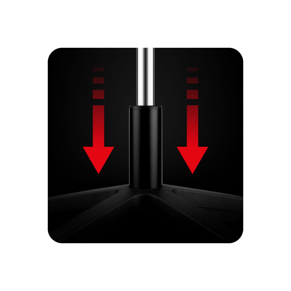 Actuador de gas universal para sillas giratorias