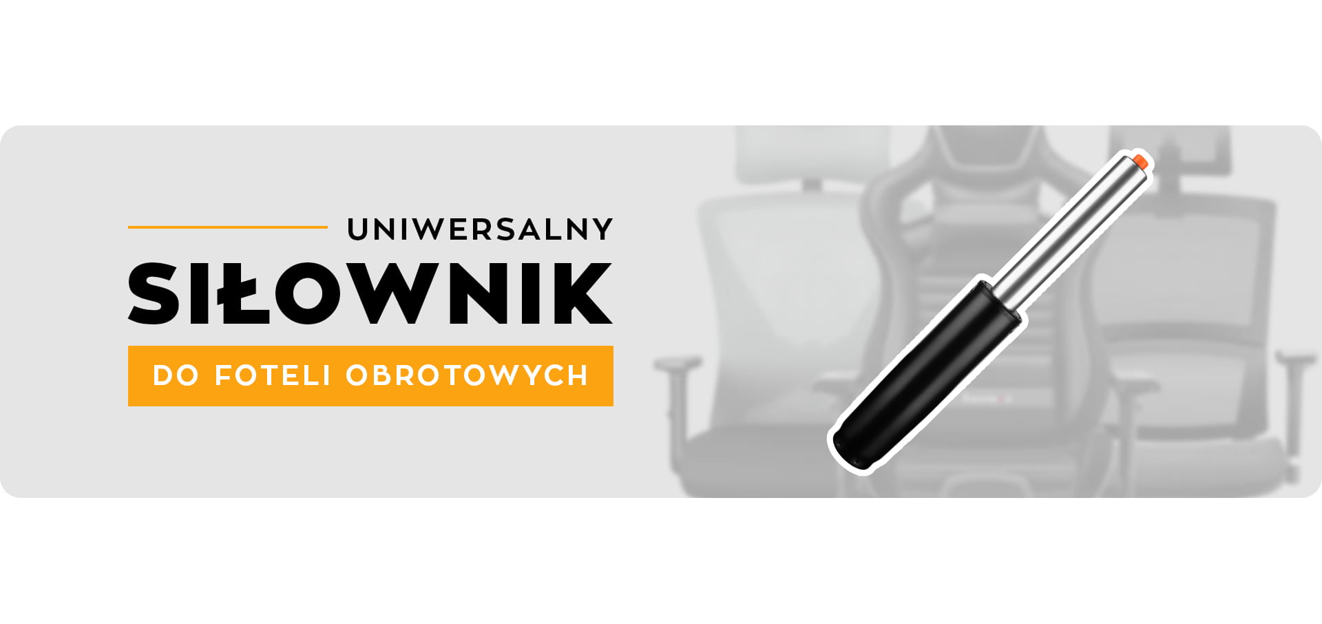 Actuador de gas universal para sillas giratorias