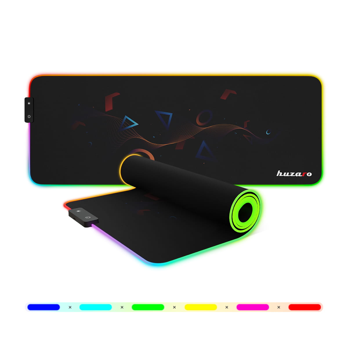 Alfombrilla para gaming Huzaro RGB Design