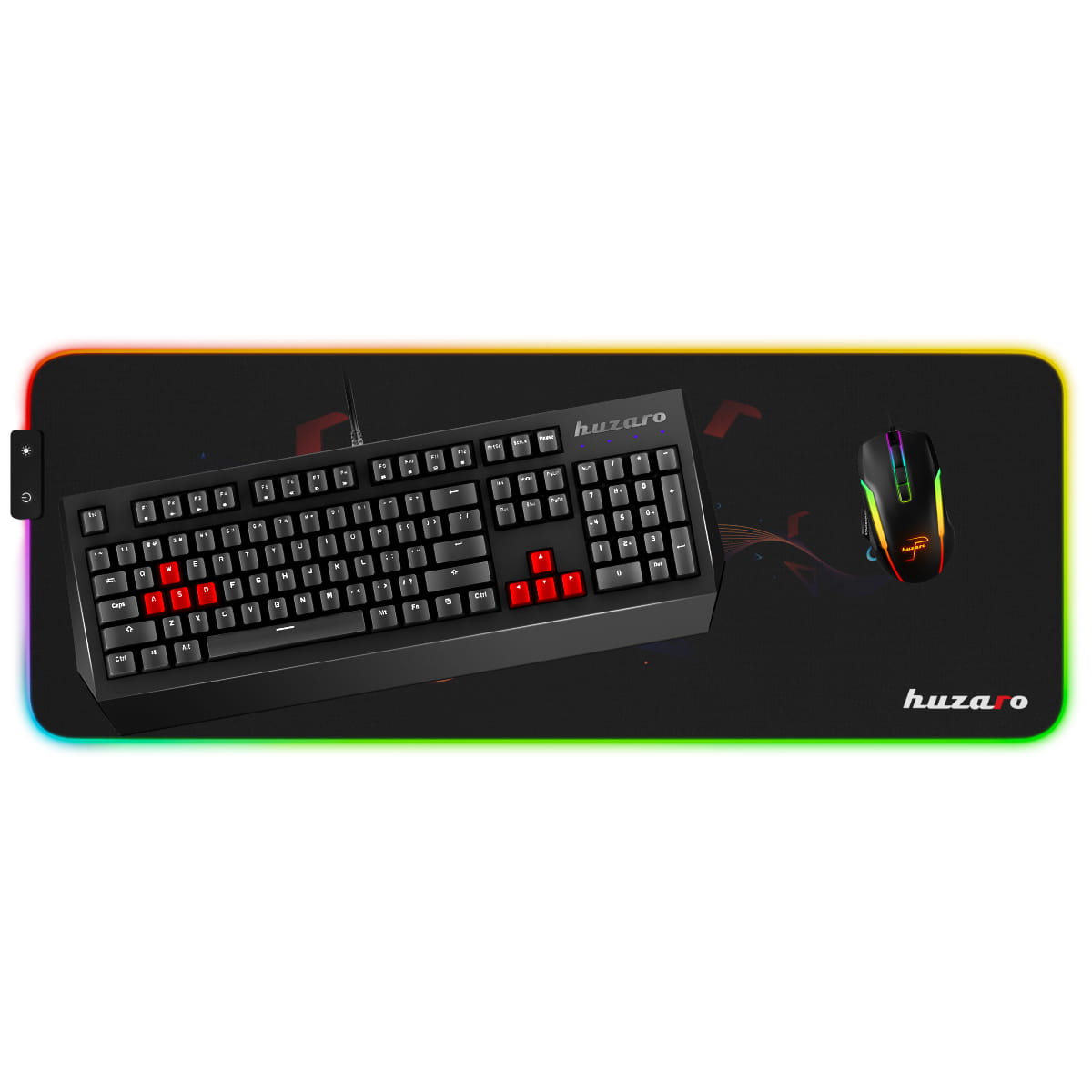 Alfombrilla para gaming Huzaro RGB Design