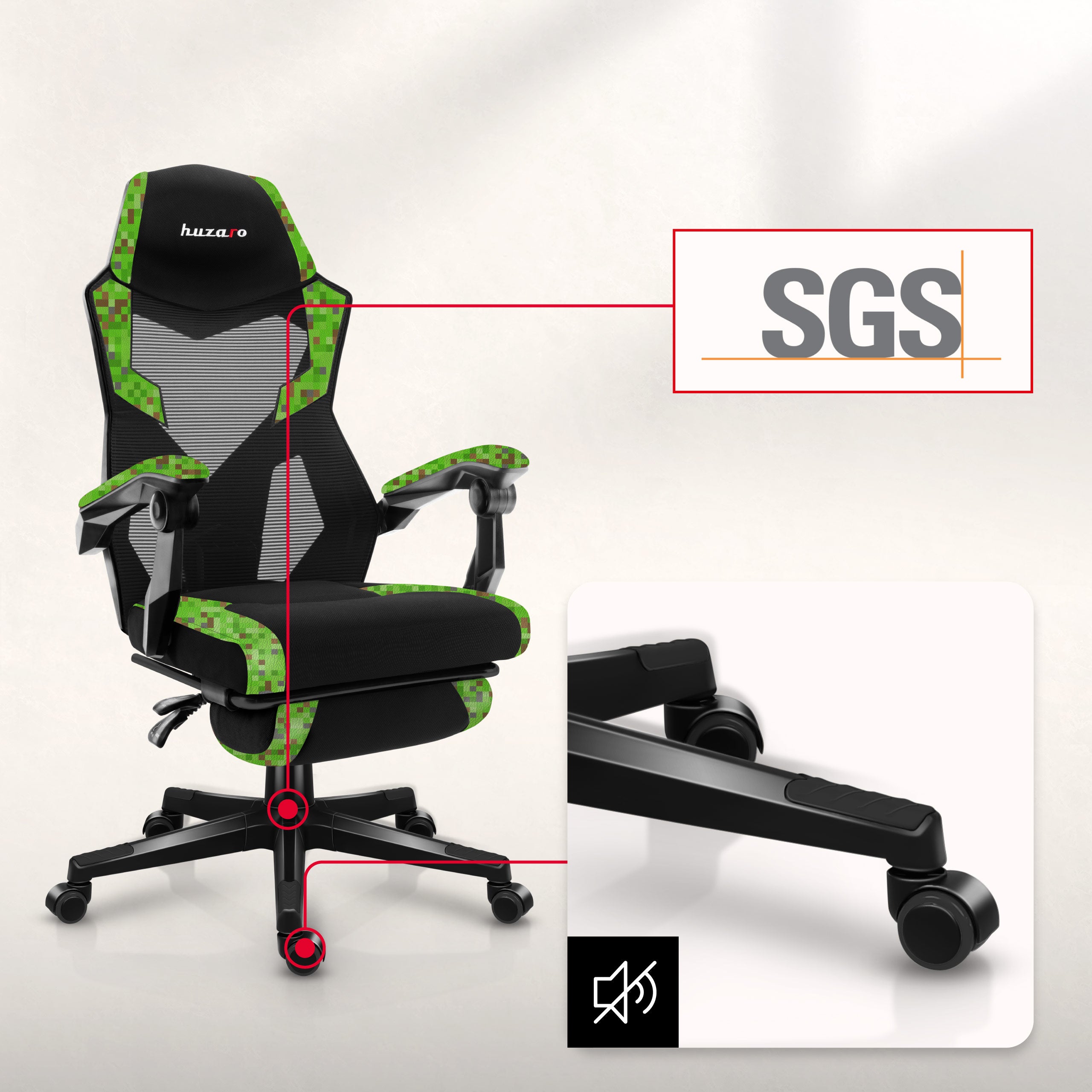 Sillón gaming Huzaro Combat 3.1 Pixel