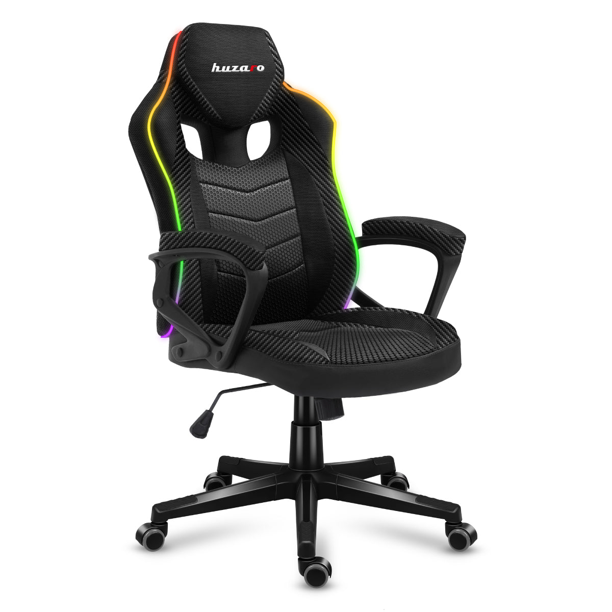 Sillón gaming Huzaro Force 2.5 RGB Carbon Mesh