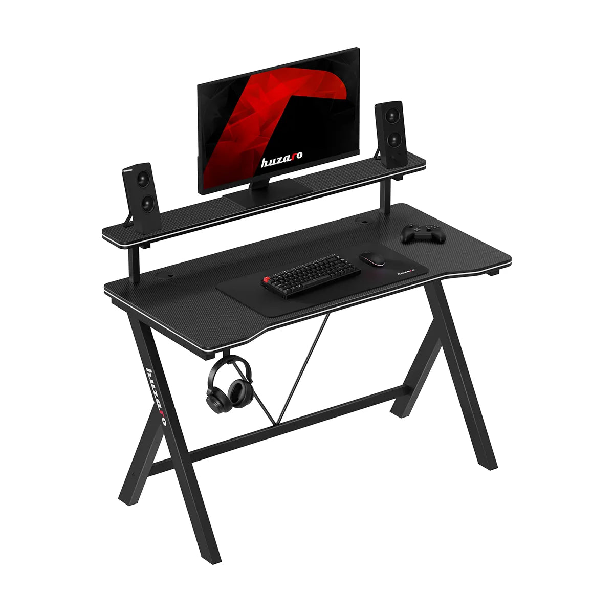 Escritorio para videojuegos de 120 cm Huzaro Hero 1.9 Black