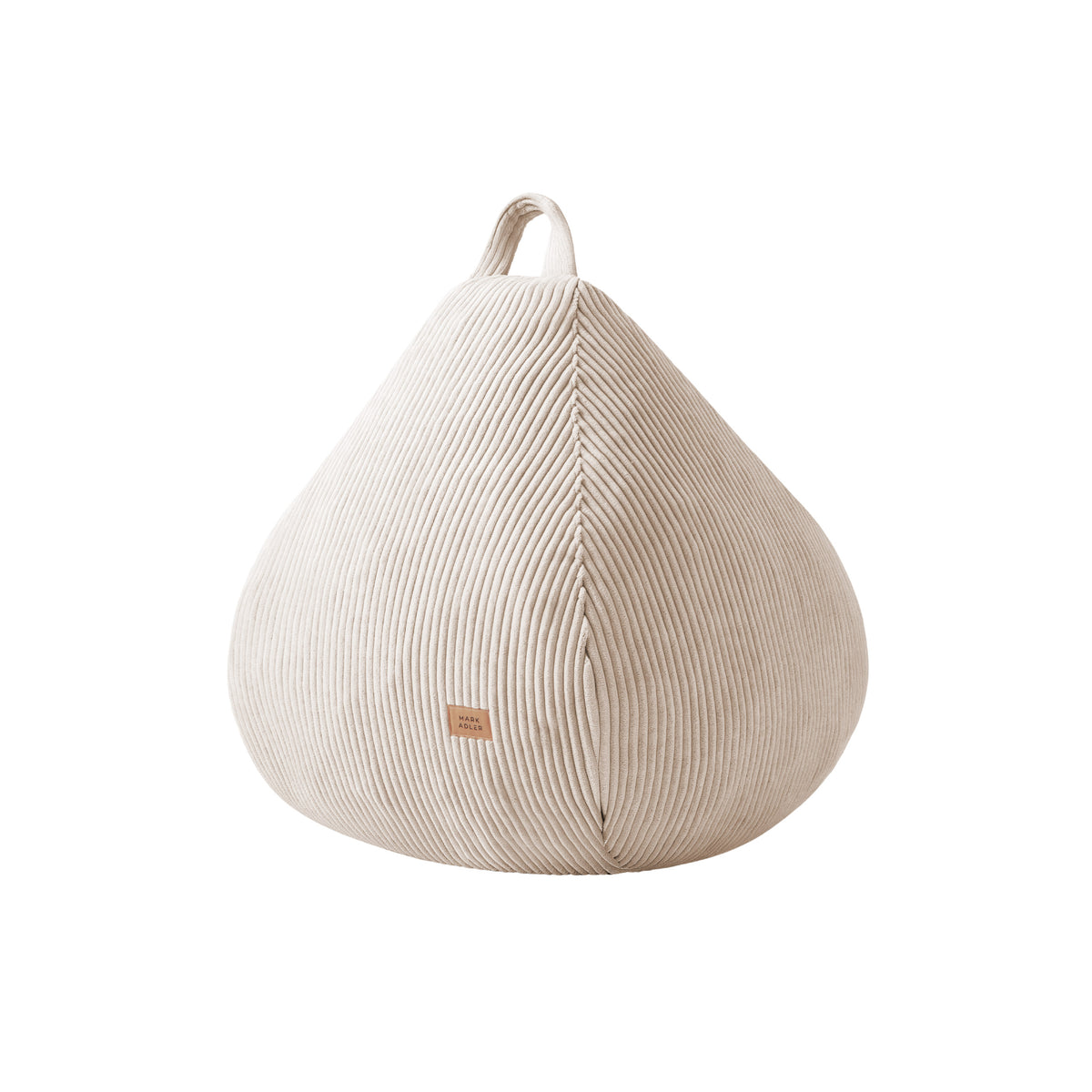 Puf tipo saco de pana beige Mark Adler Comfy 1.0 Beige