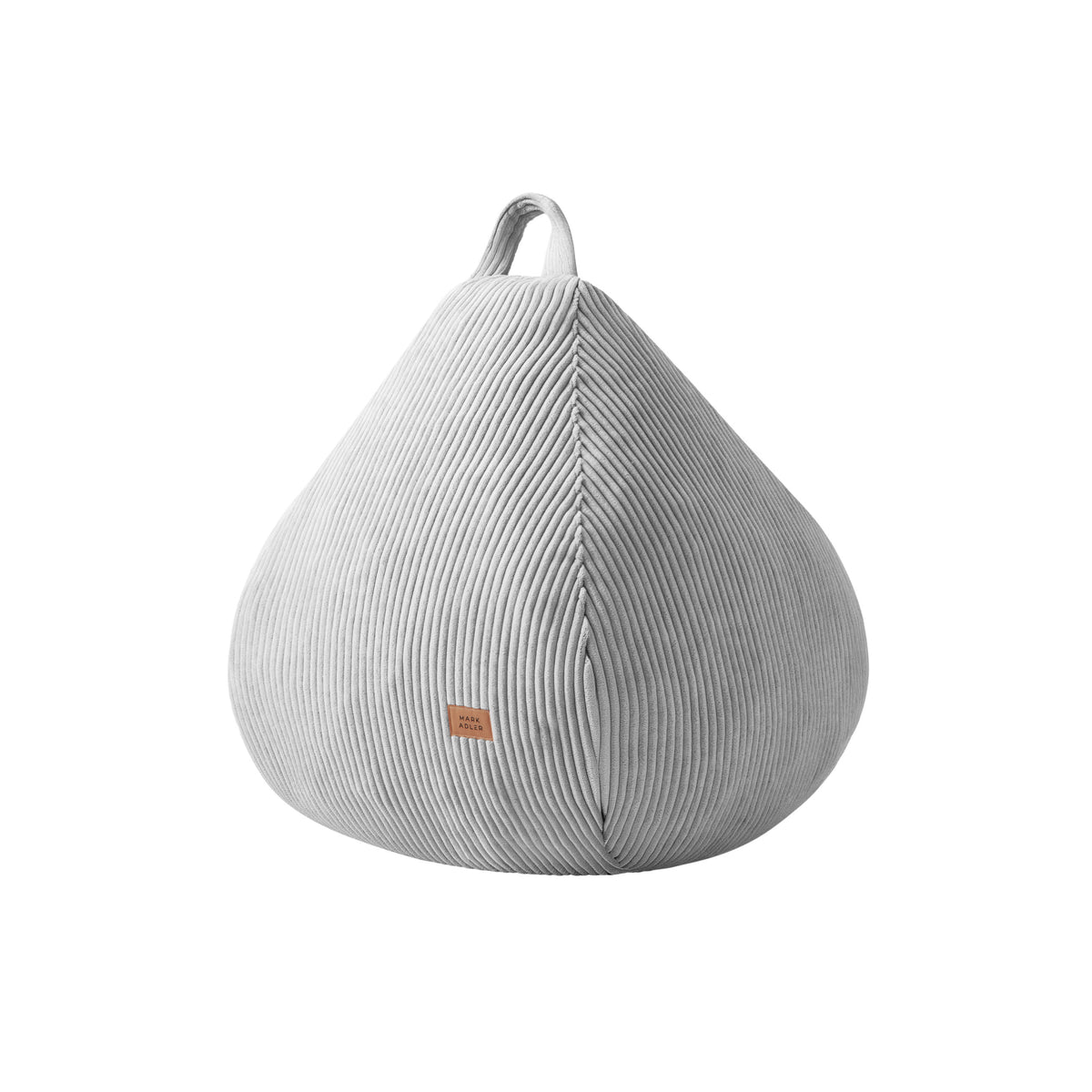 Puf tipo saco de pana gris Mark Adler Comfy 1.0 Grey