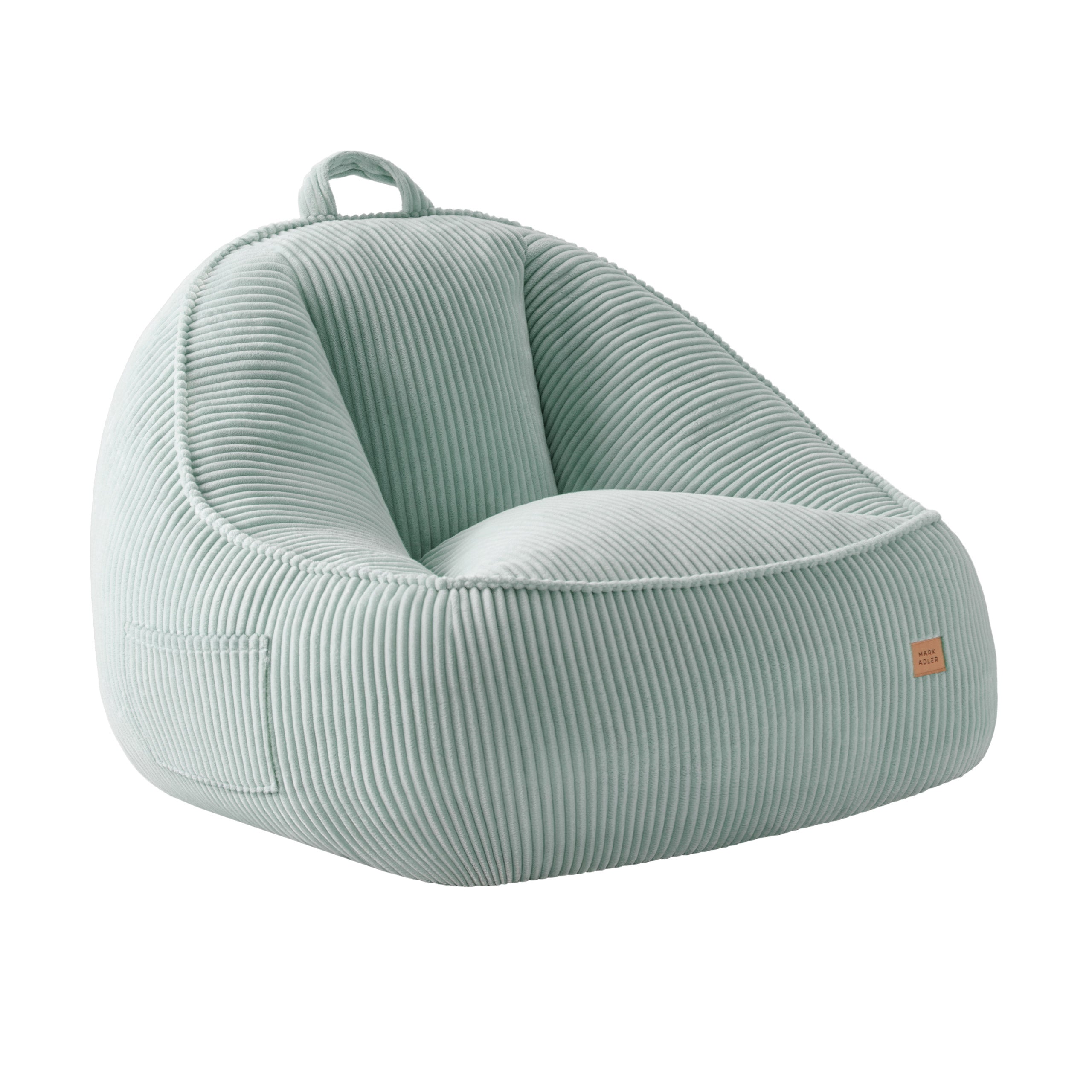 Puf con respaldo de pana Mark Adler Comfy 4.0 Sage