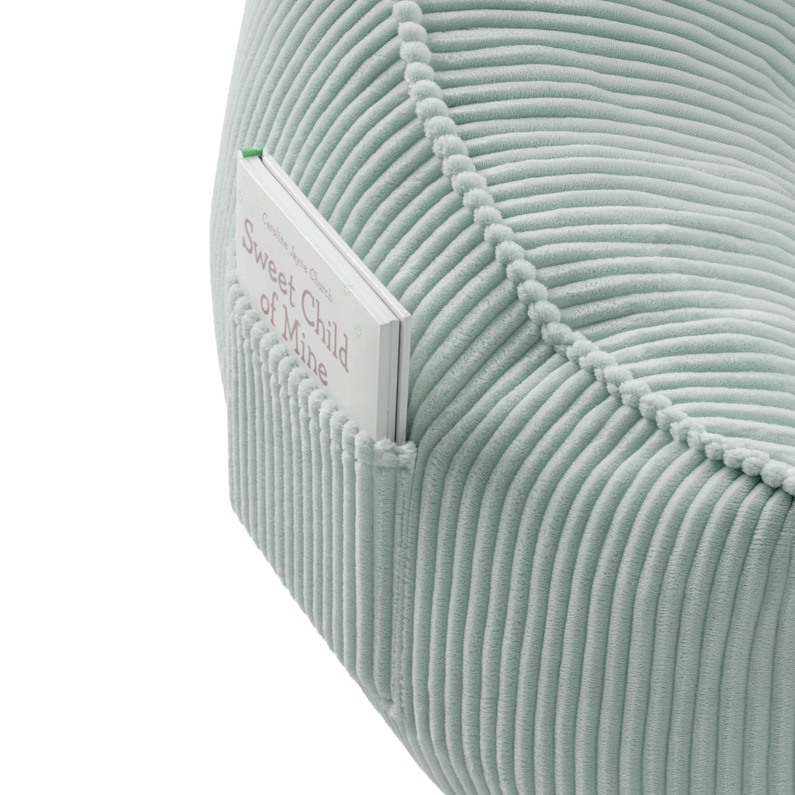 Puf con respaldo de pana Mark Adler Comfy 4.0 Sage