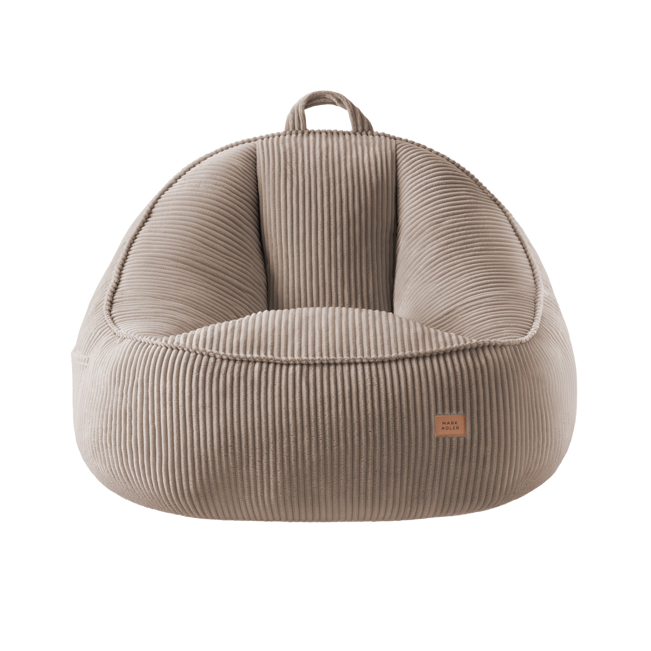 Puf con respaldo de pana Mark Adler Comfy 4.0 Taupe