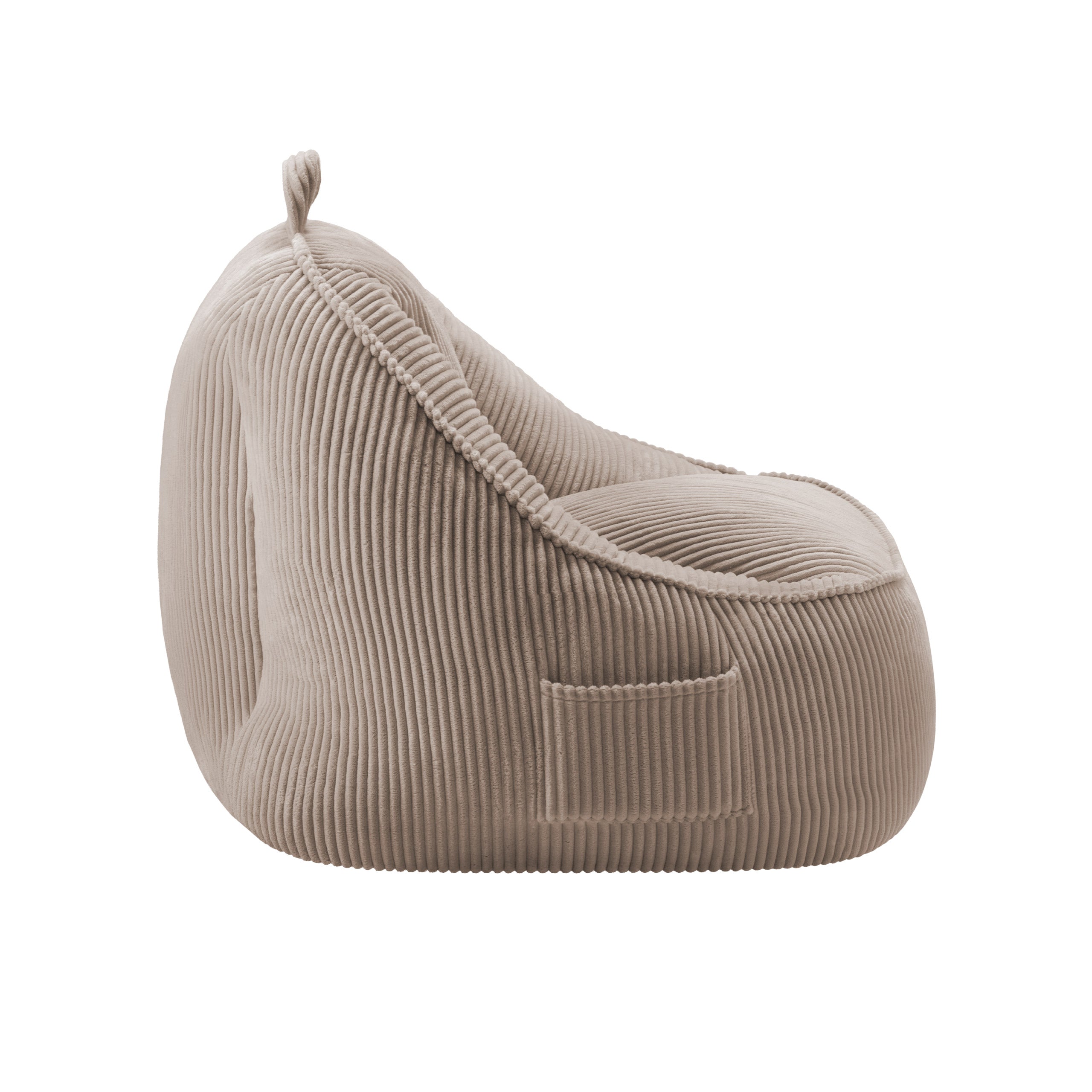 Puf con respaldo de pana Mark Adler Comfy 4.0 Taupe