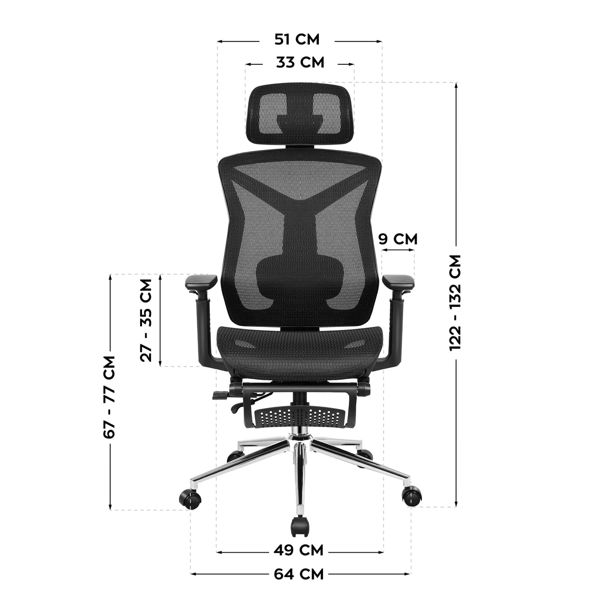 Sillón giratorio Mark Adler Expert 5.7 Black