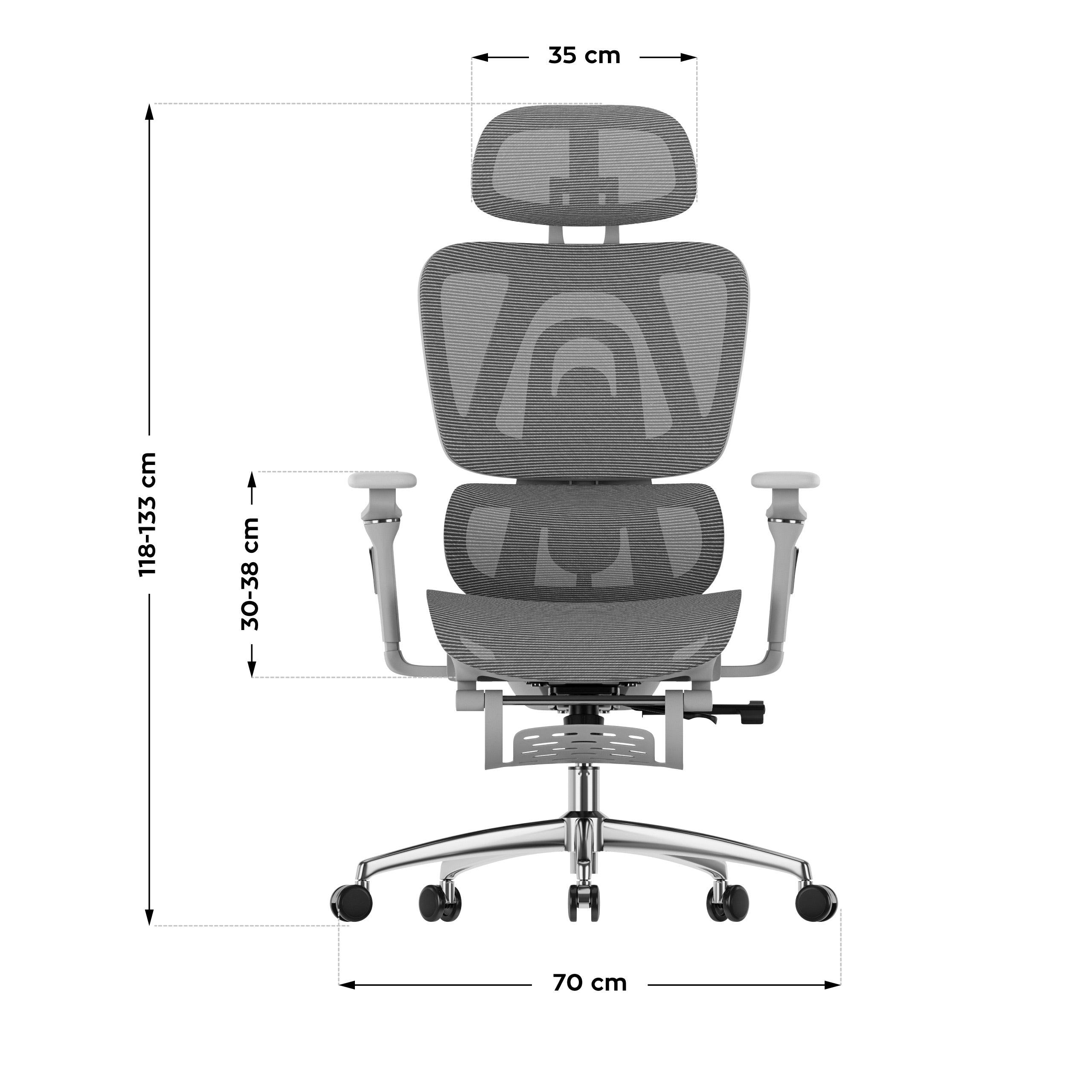 Sillón ergonómico Mark Adler Expert 7.9 Grey