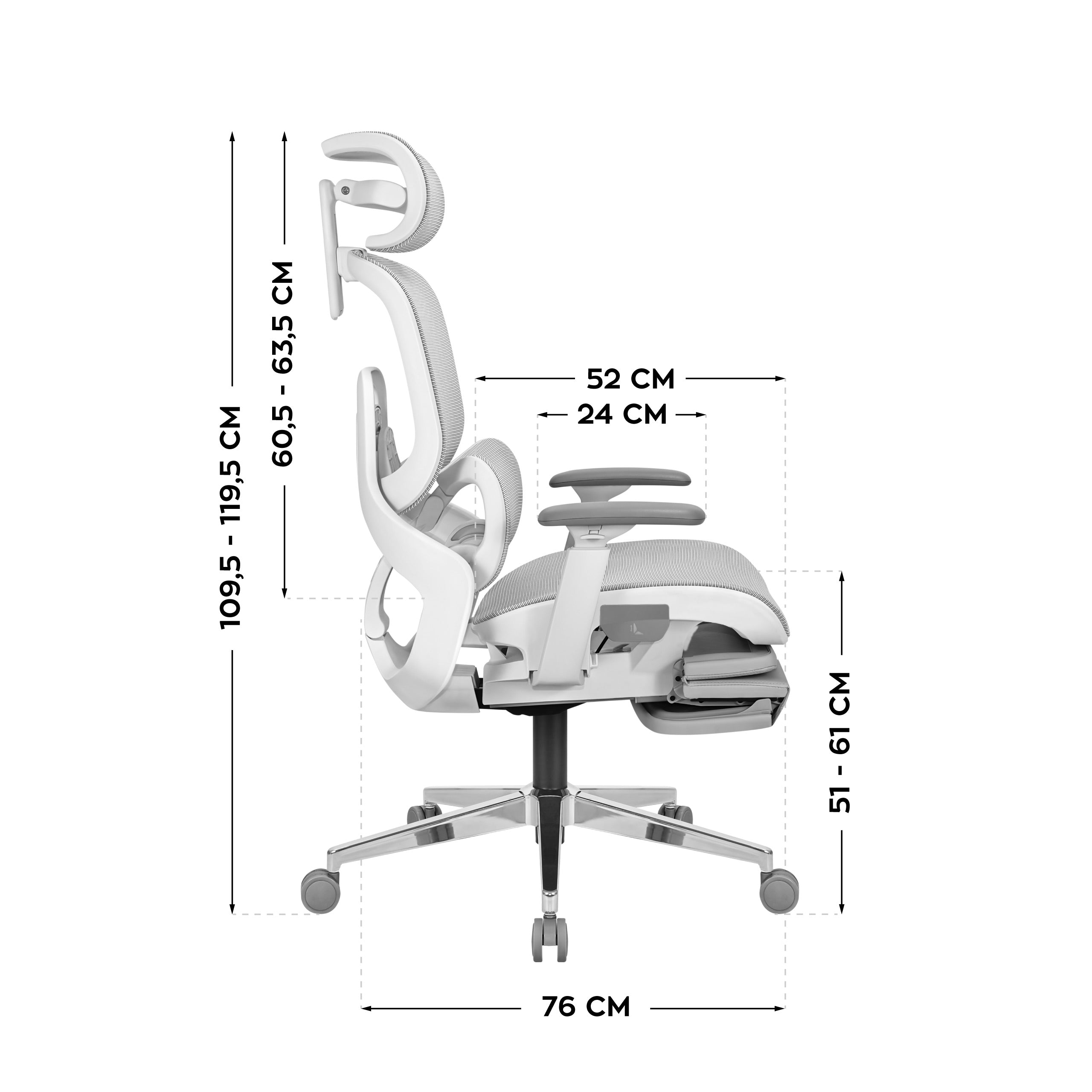 Sillón ergonómico Mark Adler Expert 9.3 Grey