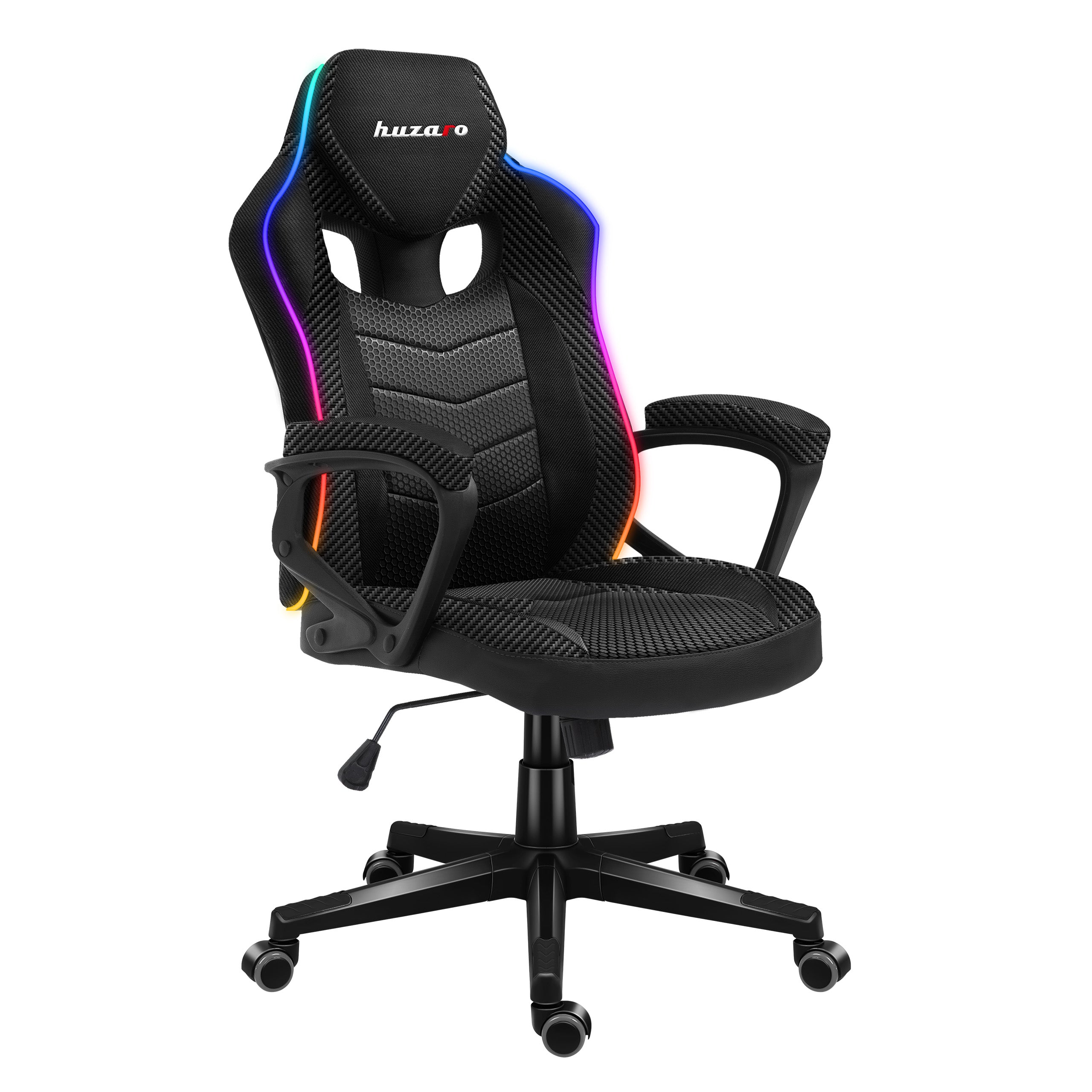 Sillón gaming Huzaro Force 2.5 RGB Carbon Mesh