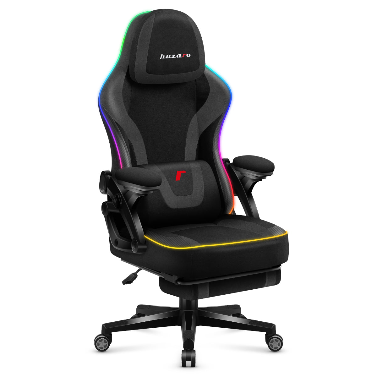 Sillón gaming Huzaro Force 4.6 Black RGB Smart
