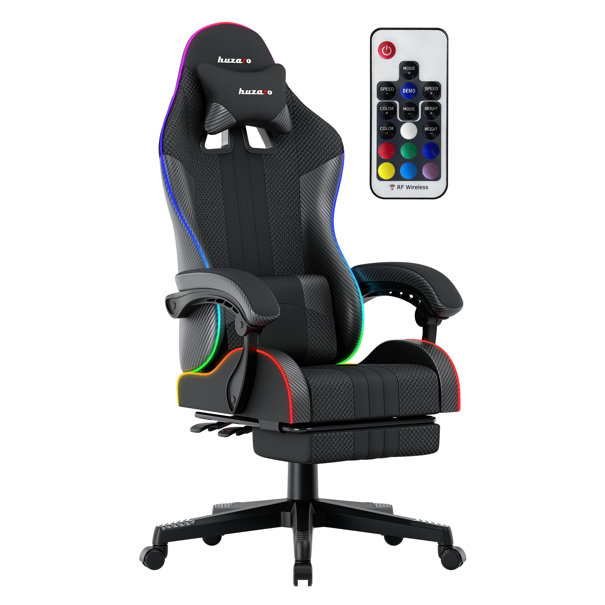 Sillón gaming HUZARO Force 4.7 RGB Mesh