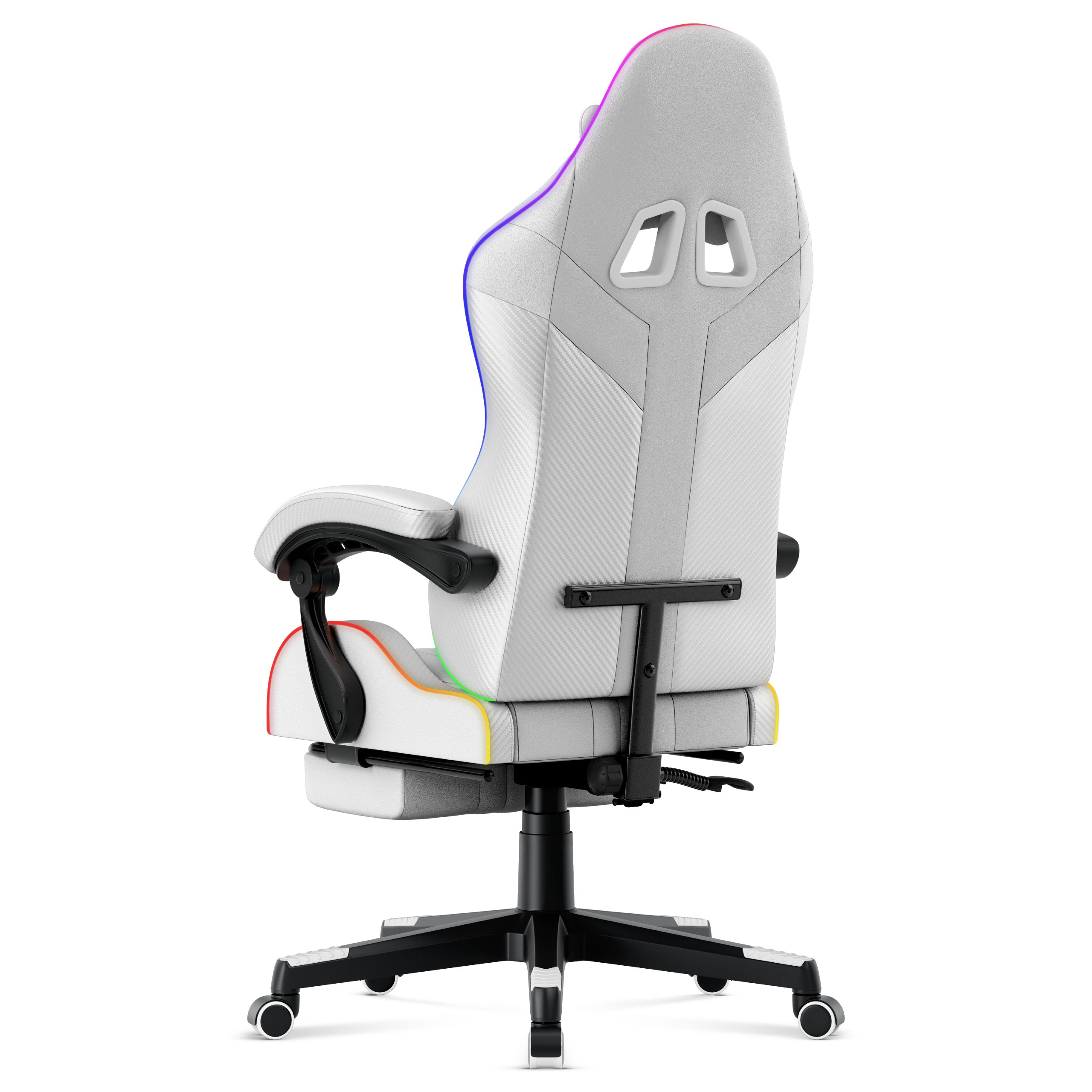 Sillón gaming HUZARO Force 4.7 Blanco RGB