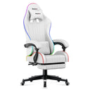 Sillón gaming HUZARO Force 4.7 Blanco RGB