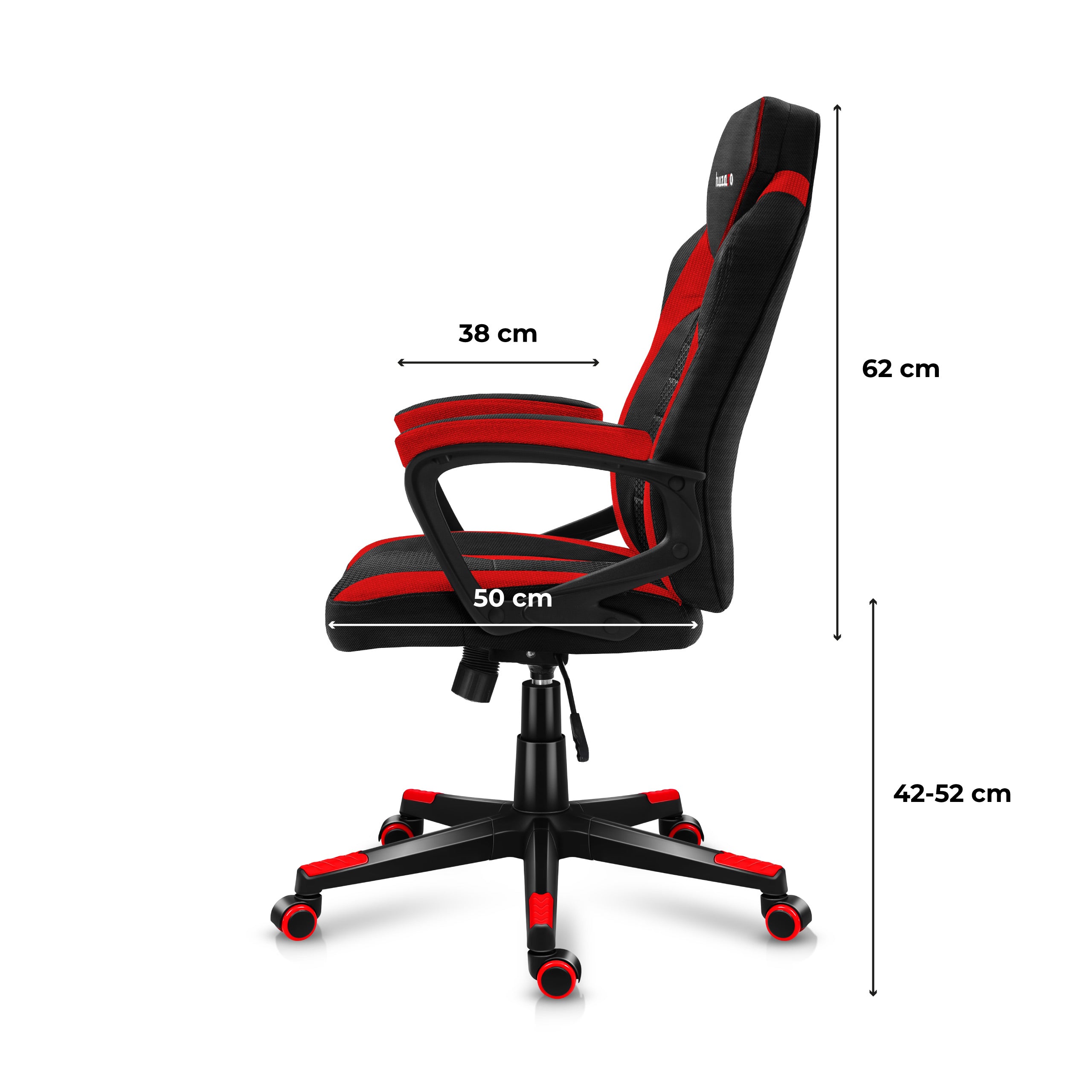 Sillón gaming HUZARO FORCE 2.5 Red Mesh