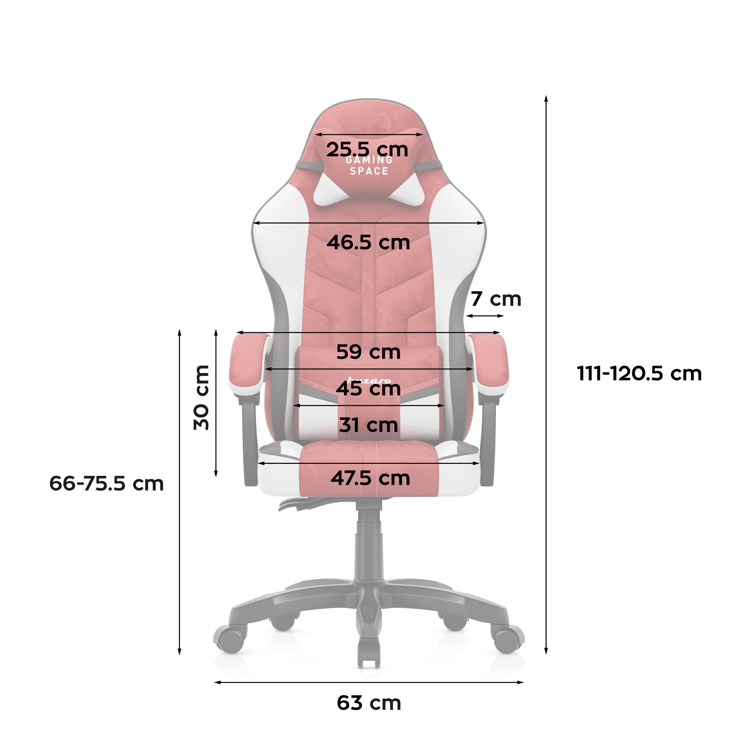 Sillón gaming de terciopelo Huzaro Force 2.7 Rojo