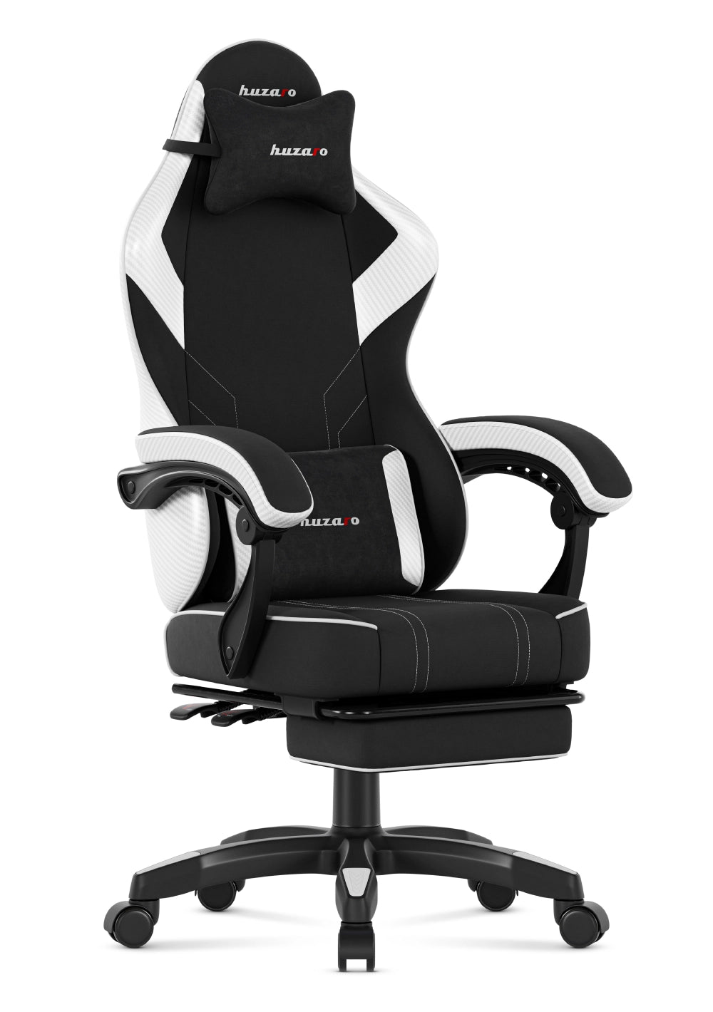 Sillón gaming Huzaro Force 3.7 White Carbon