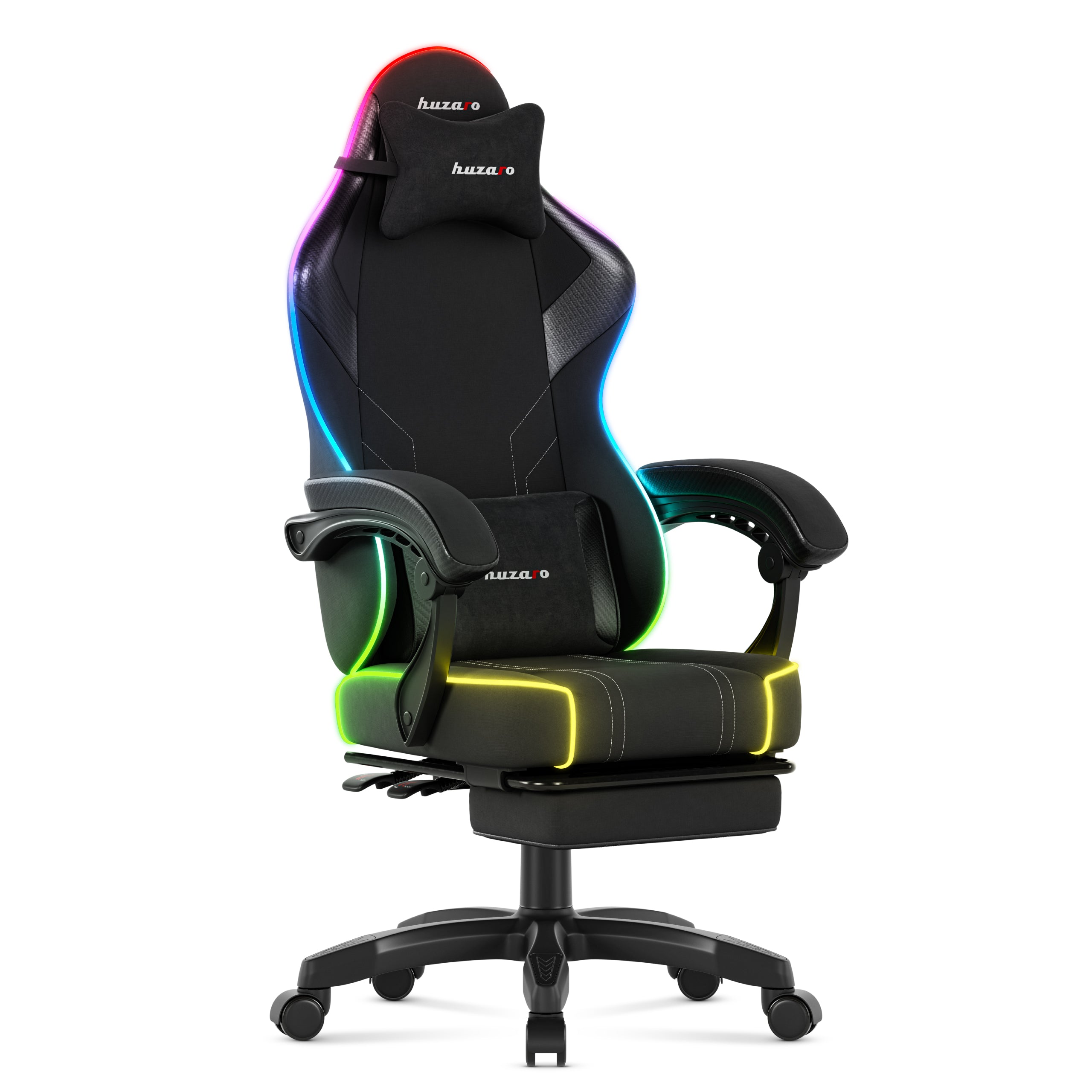 Sillón gaming Huzaro Force 3.7 RGB Negro
