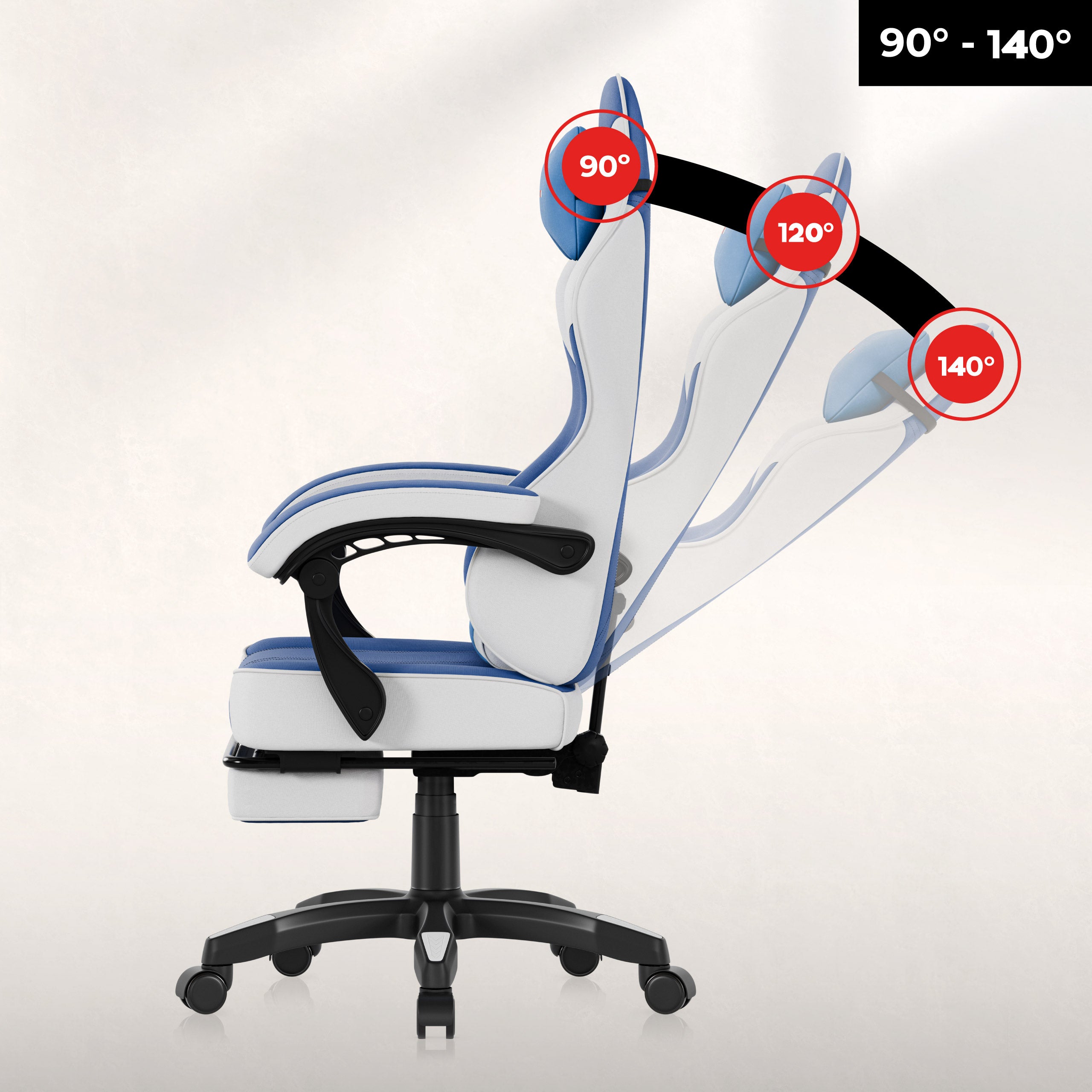 Sillón gaming Huzaro Force 3.7 Blue