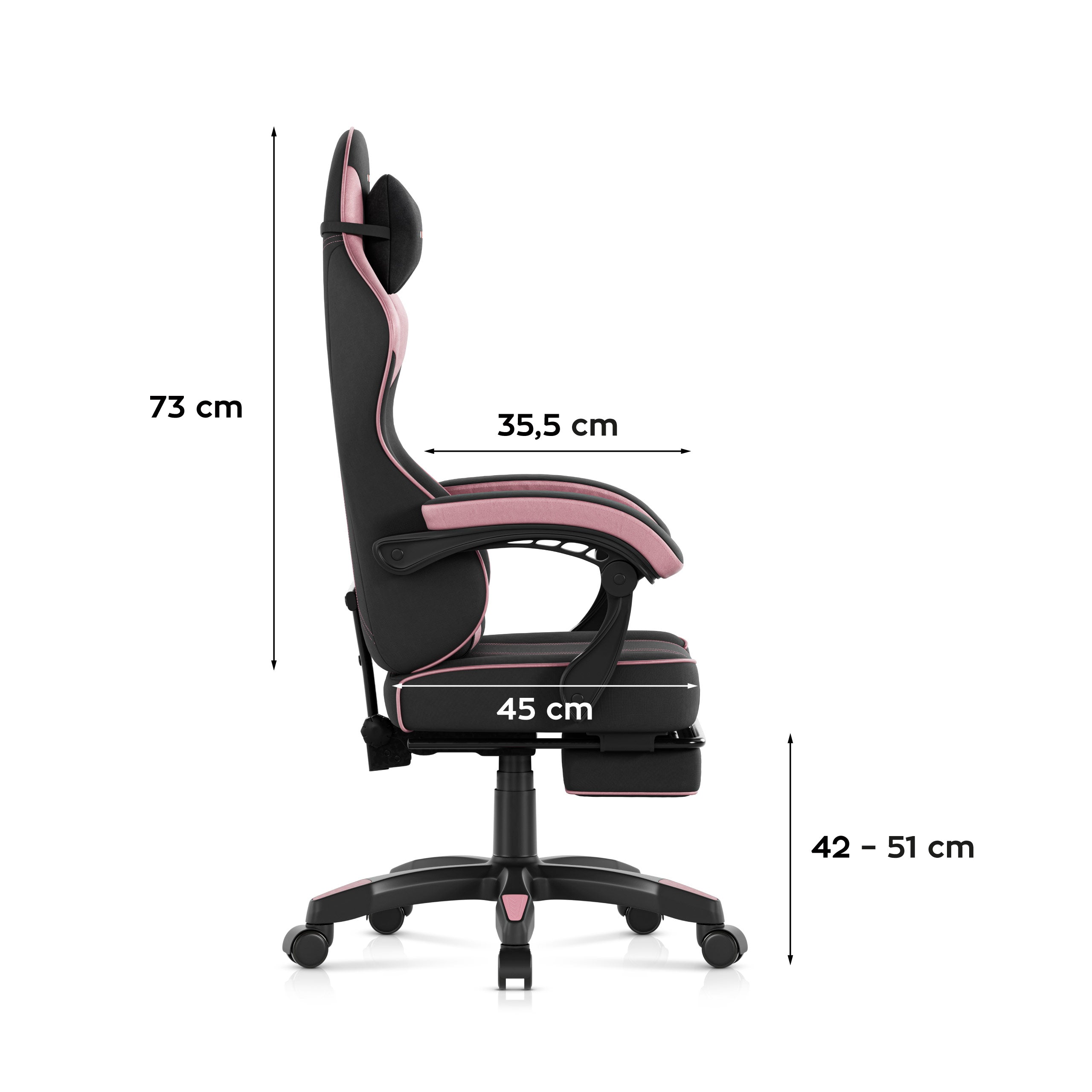 Sillón gaming Huzaro Force 3.7 Rosa