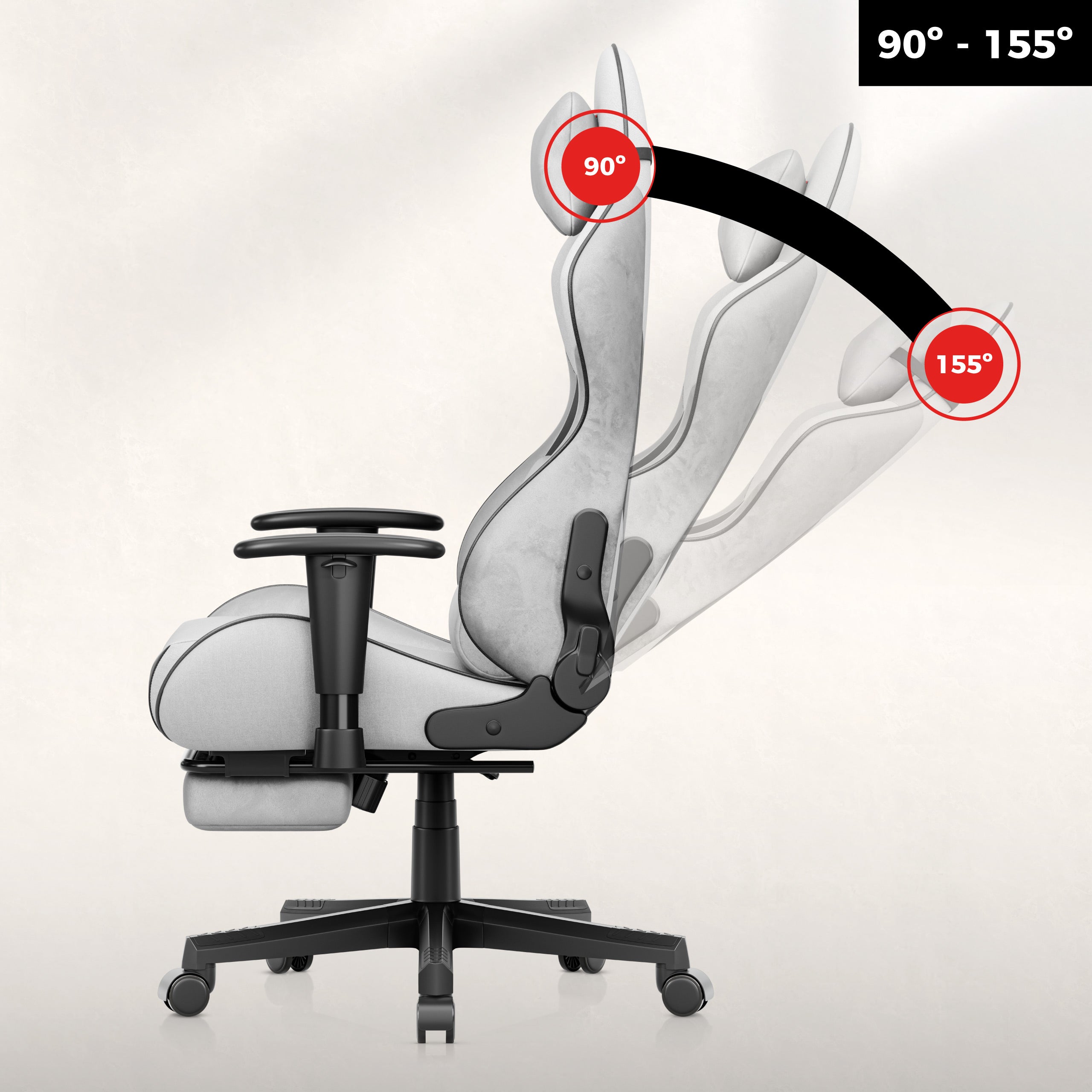 Sillón gaming Huzaro Force 5.7 Grey