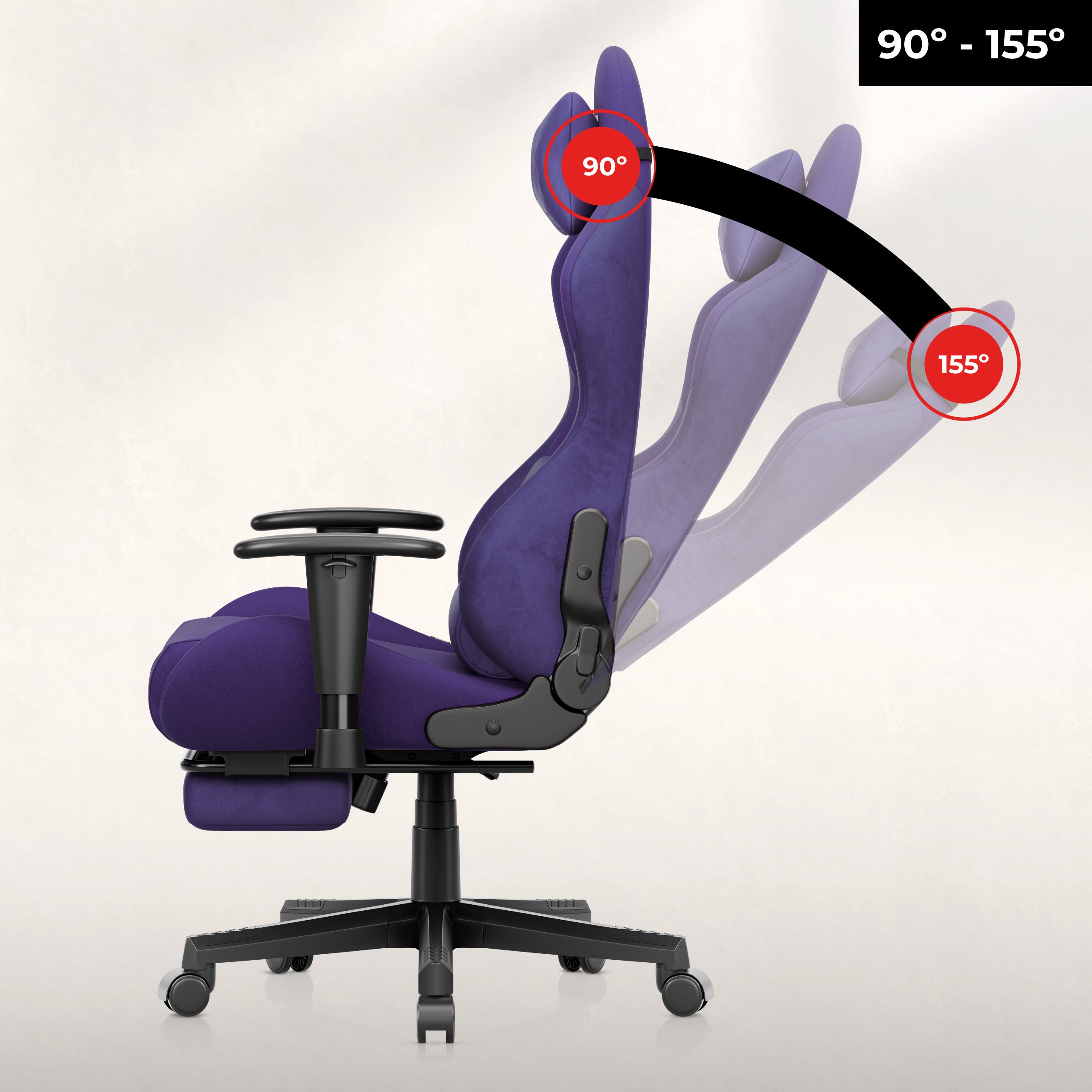 Sillón gaming Huzaro Force 5.7 Purple