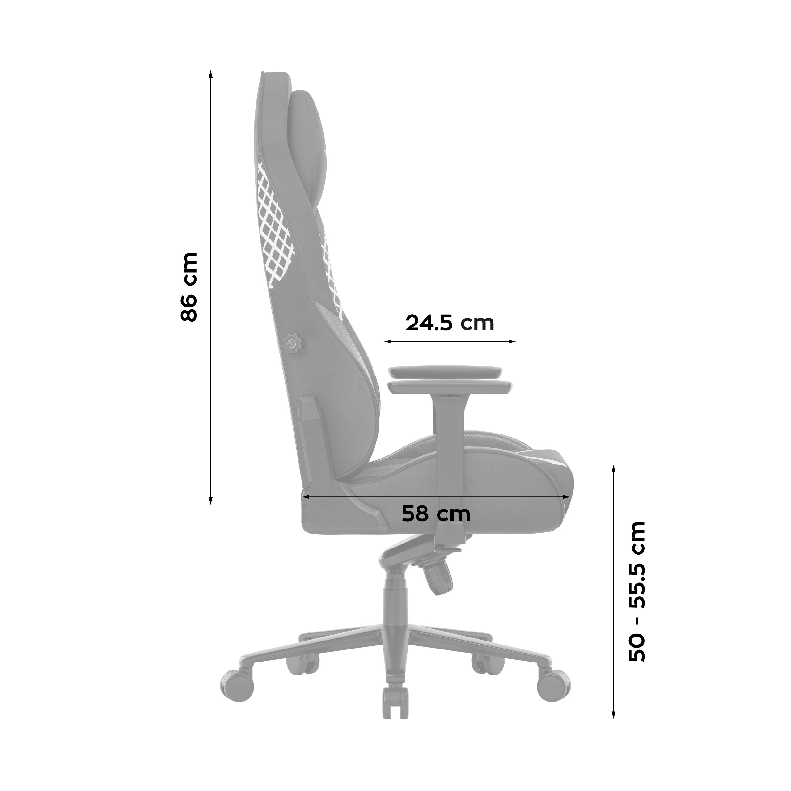 Sillón gaming de ante Huzaro Force 8.3 Carbon Black