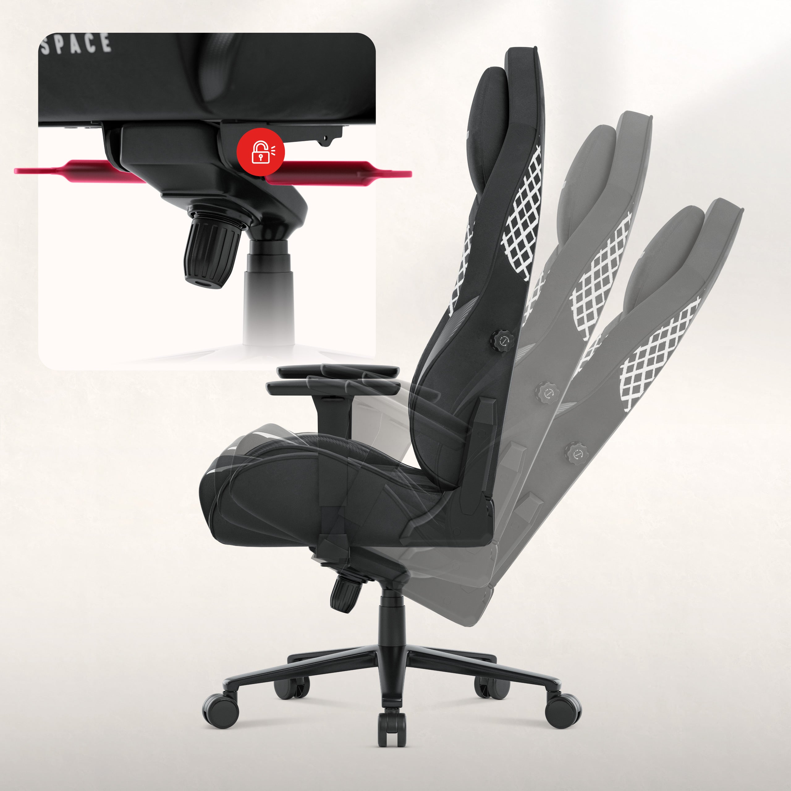 Sillón gaming de ante Huzaro Force 8.3 Carbon Black