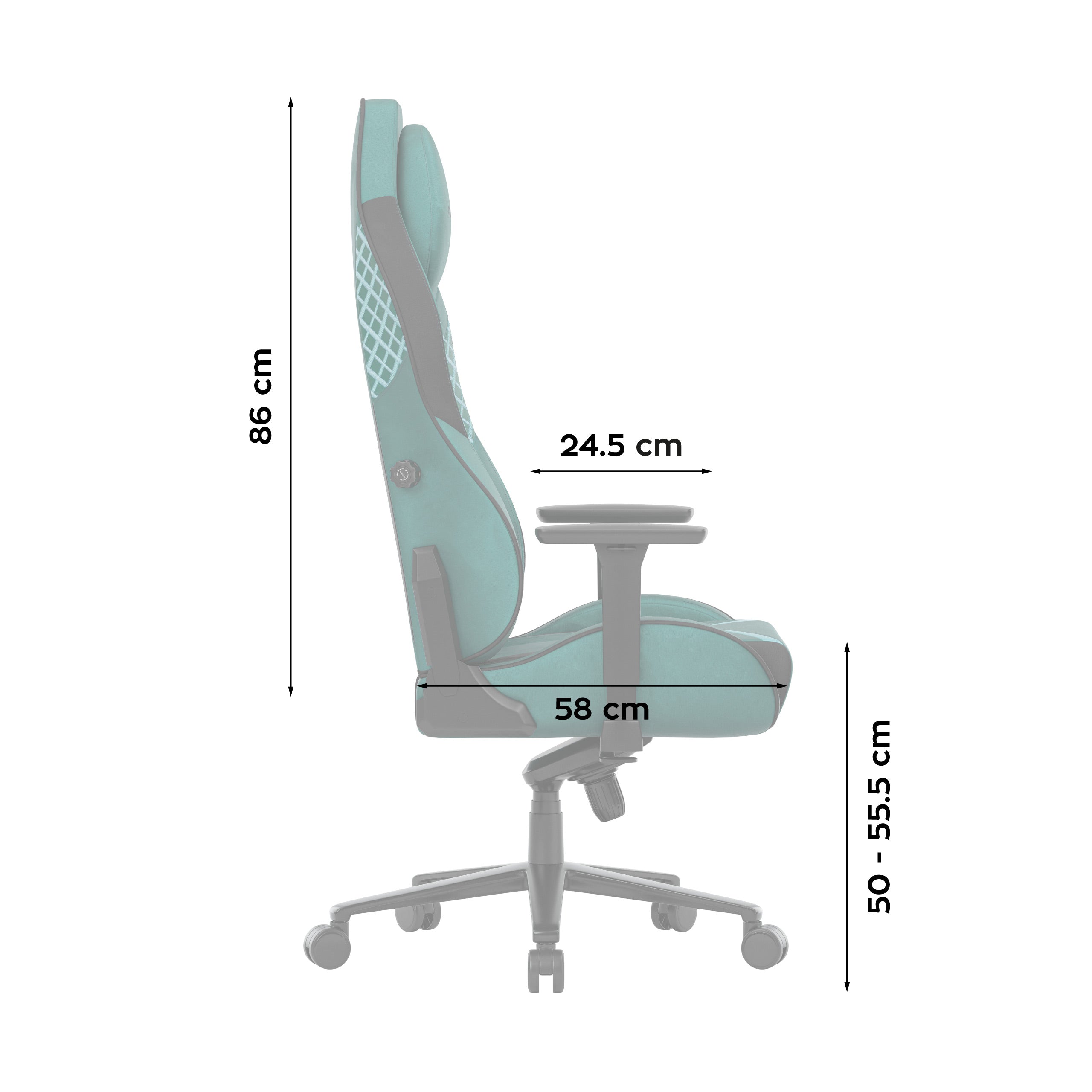 Sillón gaming de ante Huzaro Force 8.3 Green