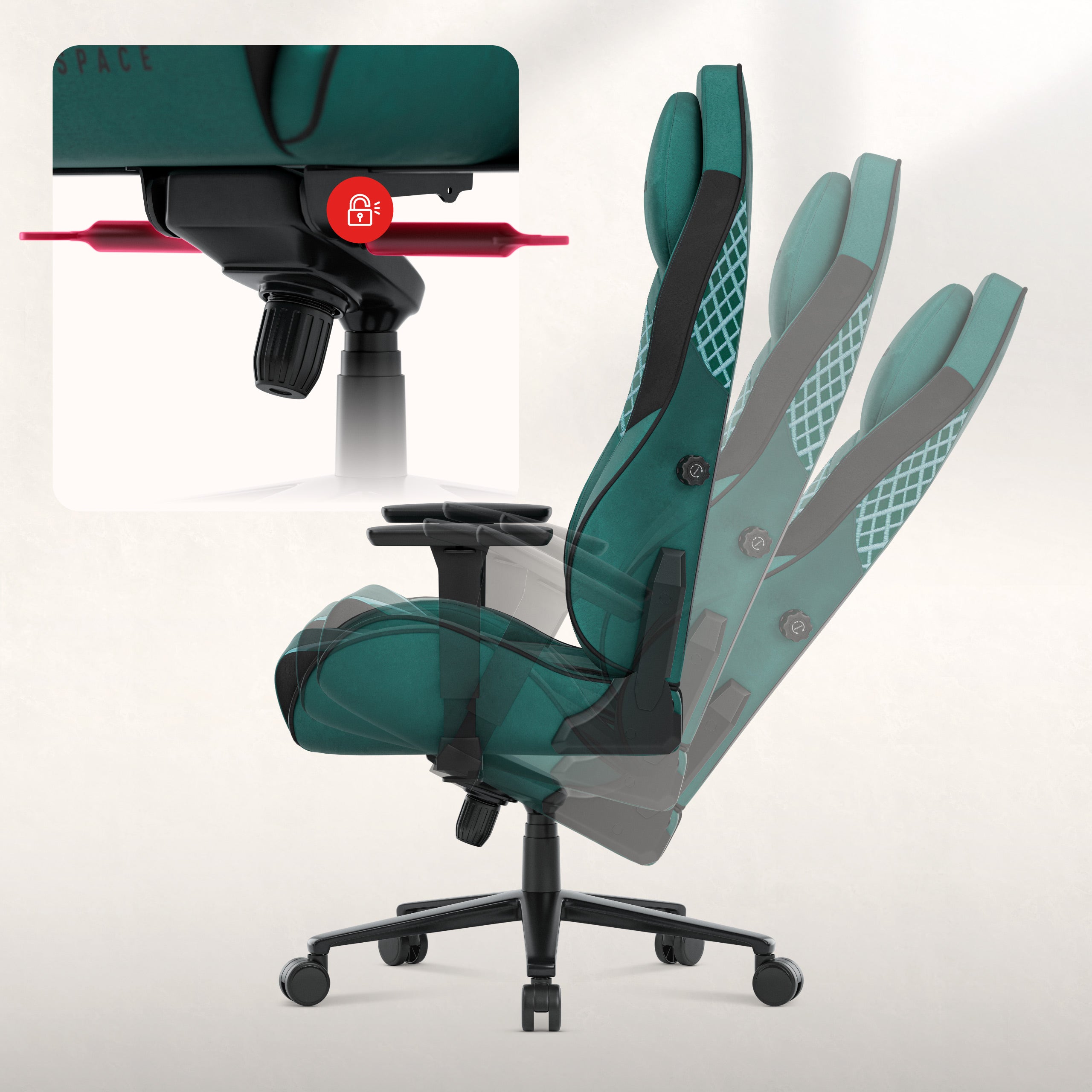 Sillón gaming de ante Huzaro Force 8.3 Green