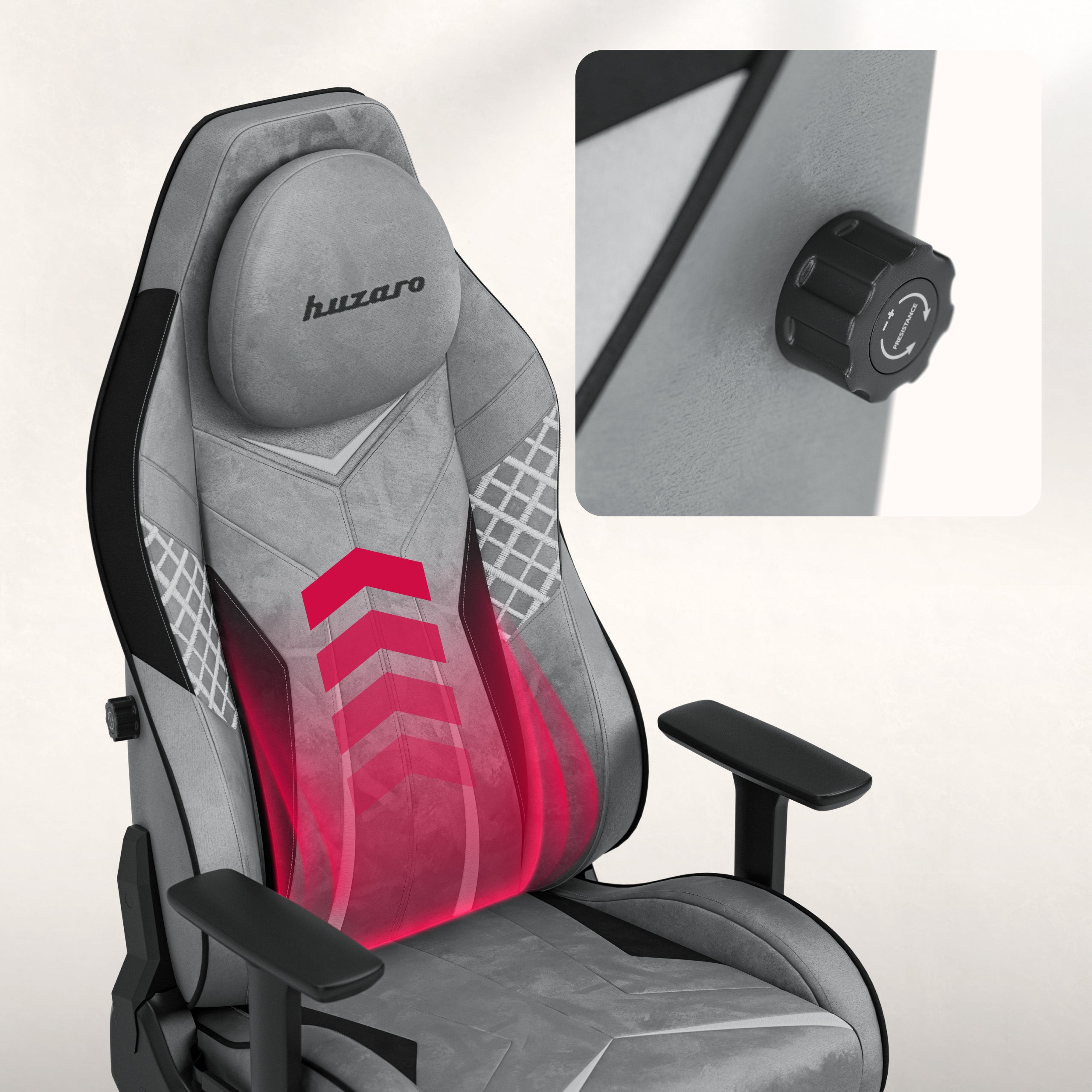 Sillón gaming de ante Huzaro Force 8.3 Grey