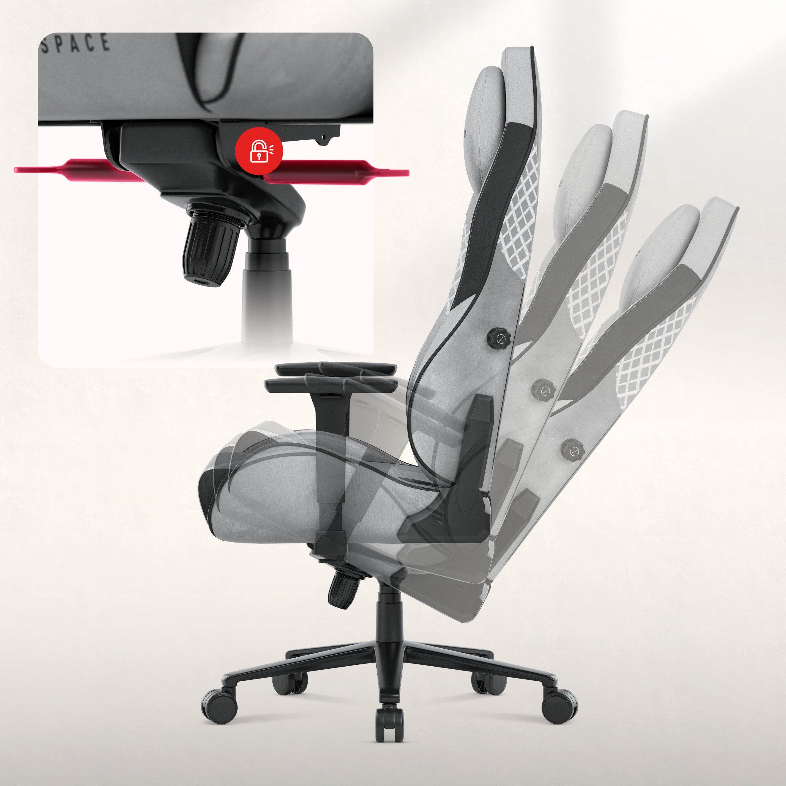 Sillón gaming de ante Huzaro Force 8.3 Grey