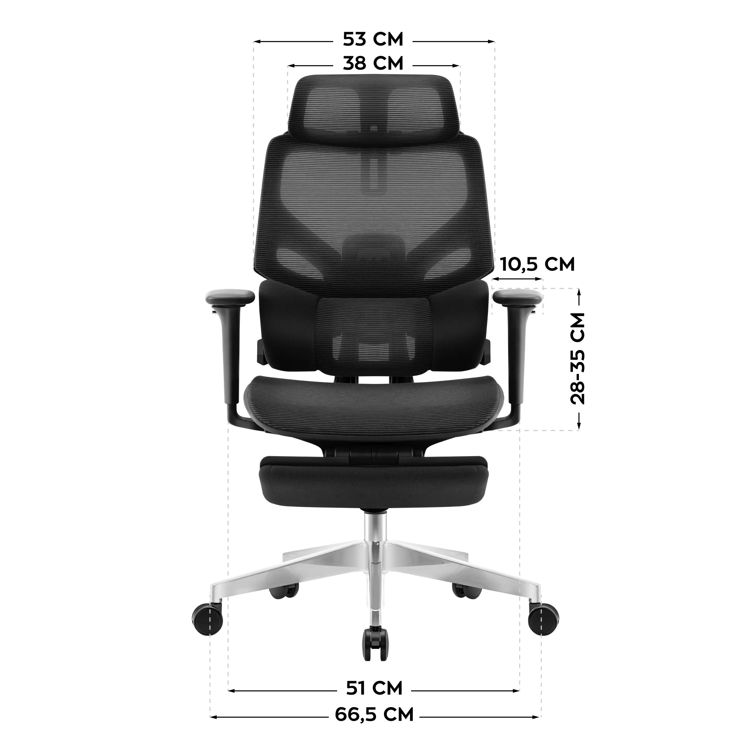 Sillón ergonómico Mark Adler Expert 8.7 Black Mesh