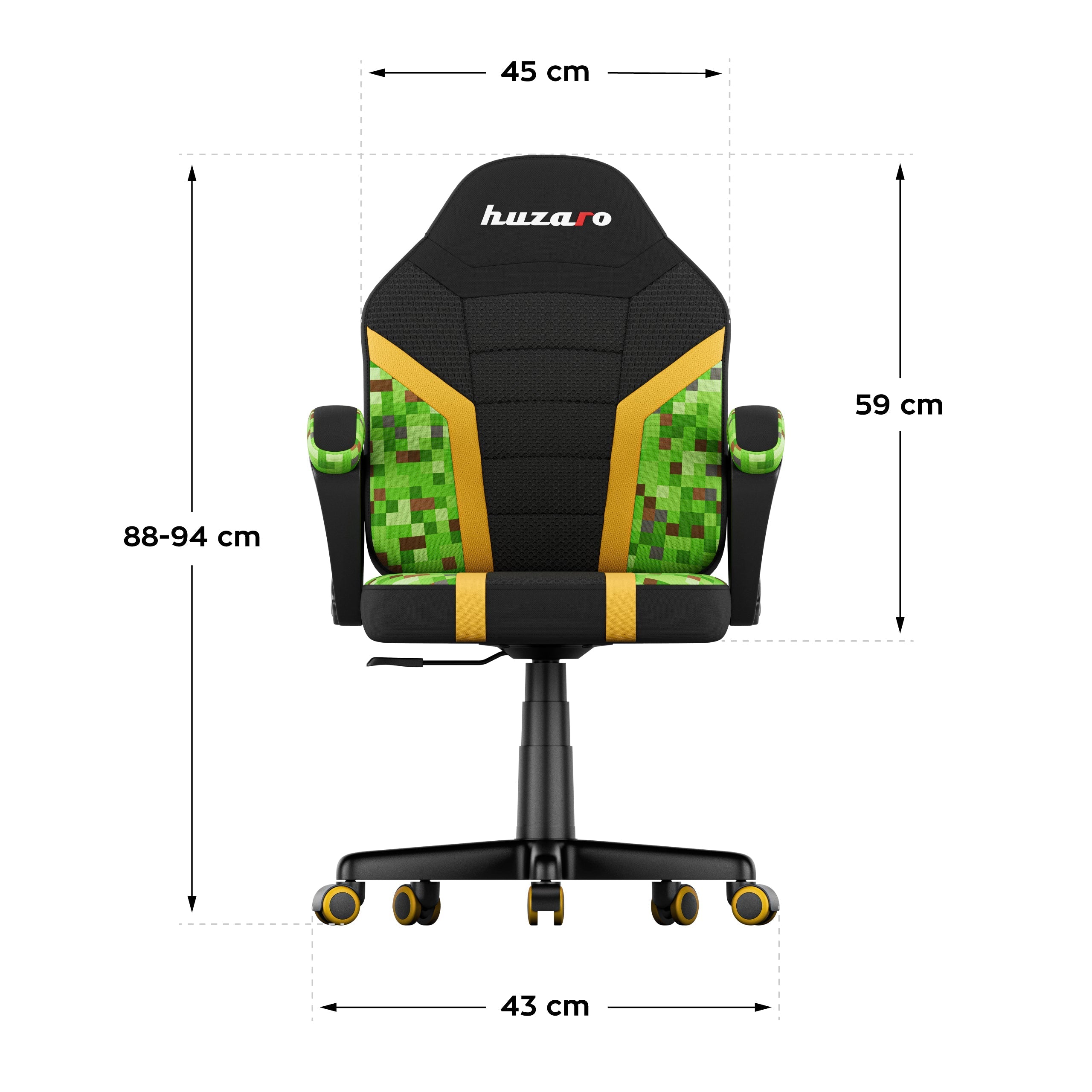 Sillón gaming para niños Huzaro RANGER 1.0 Pixel Mesh